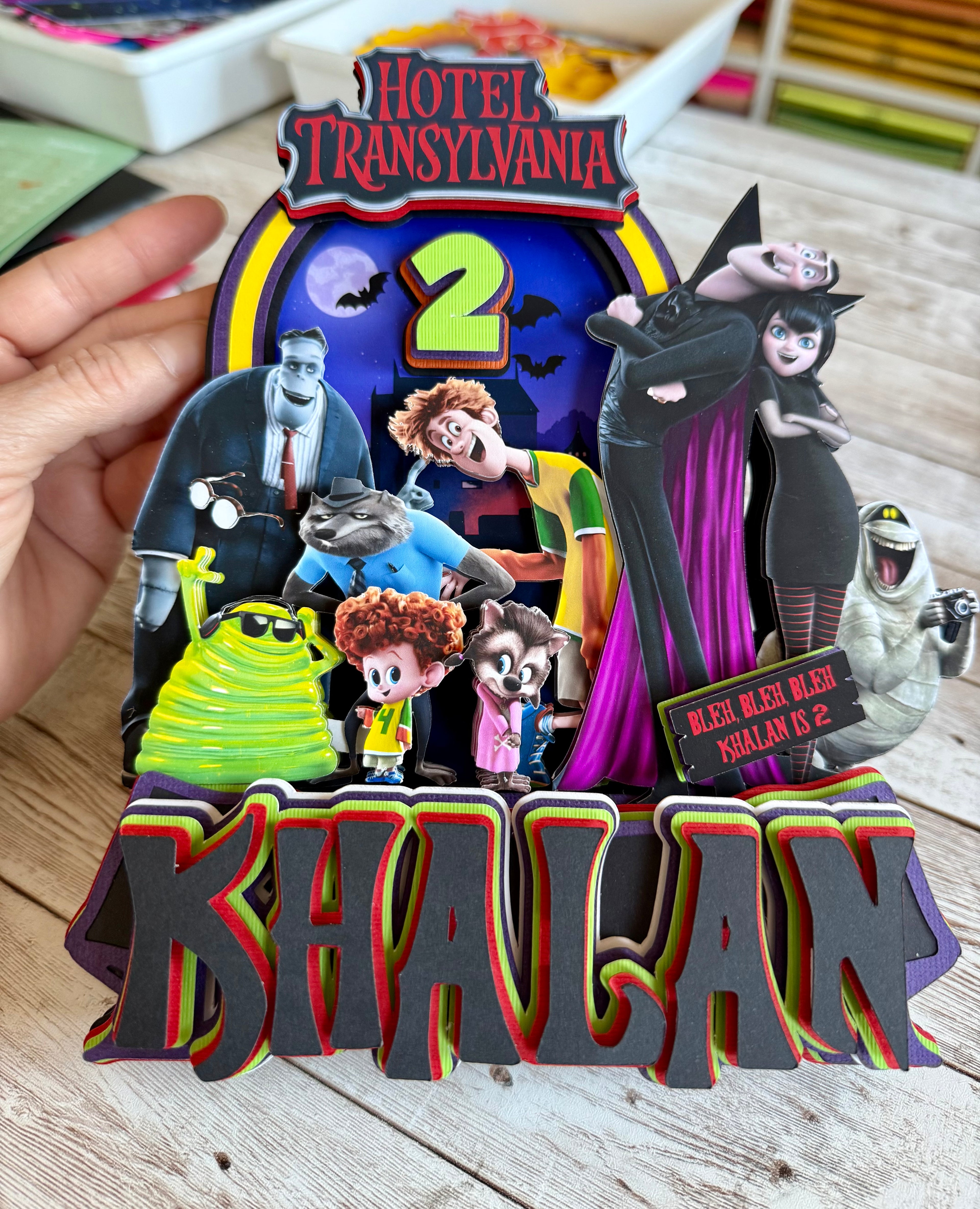 Hotel Transylvania Cake Topper