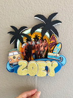 Surf Beach Cake Topper
