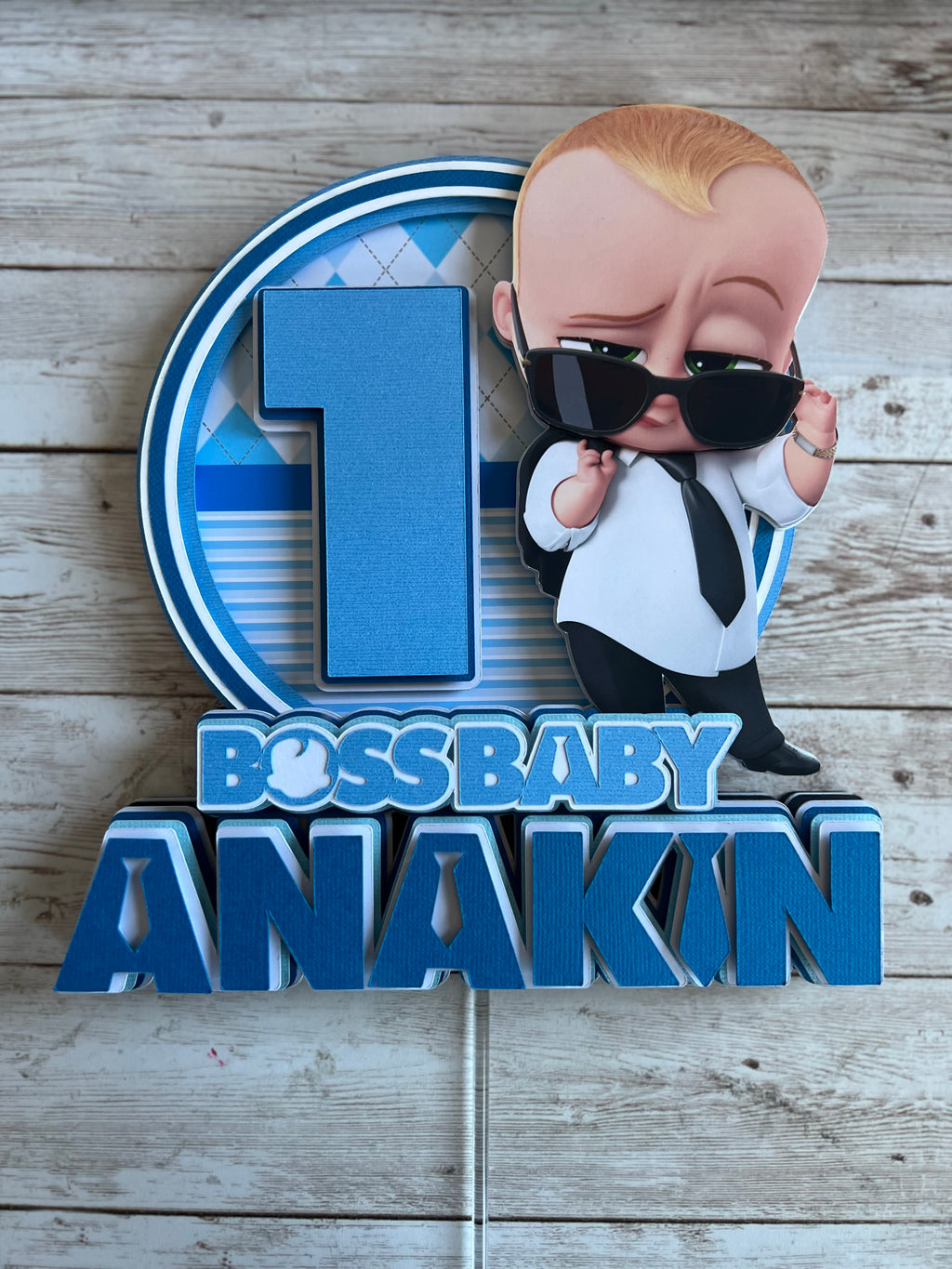 BOSS BABY CAKE TOPPER