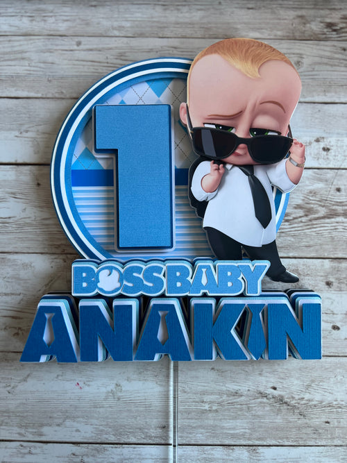Boss Cake Topper