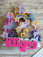 My Little Pony Cake Topper