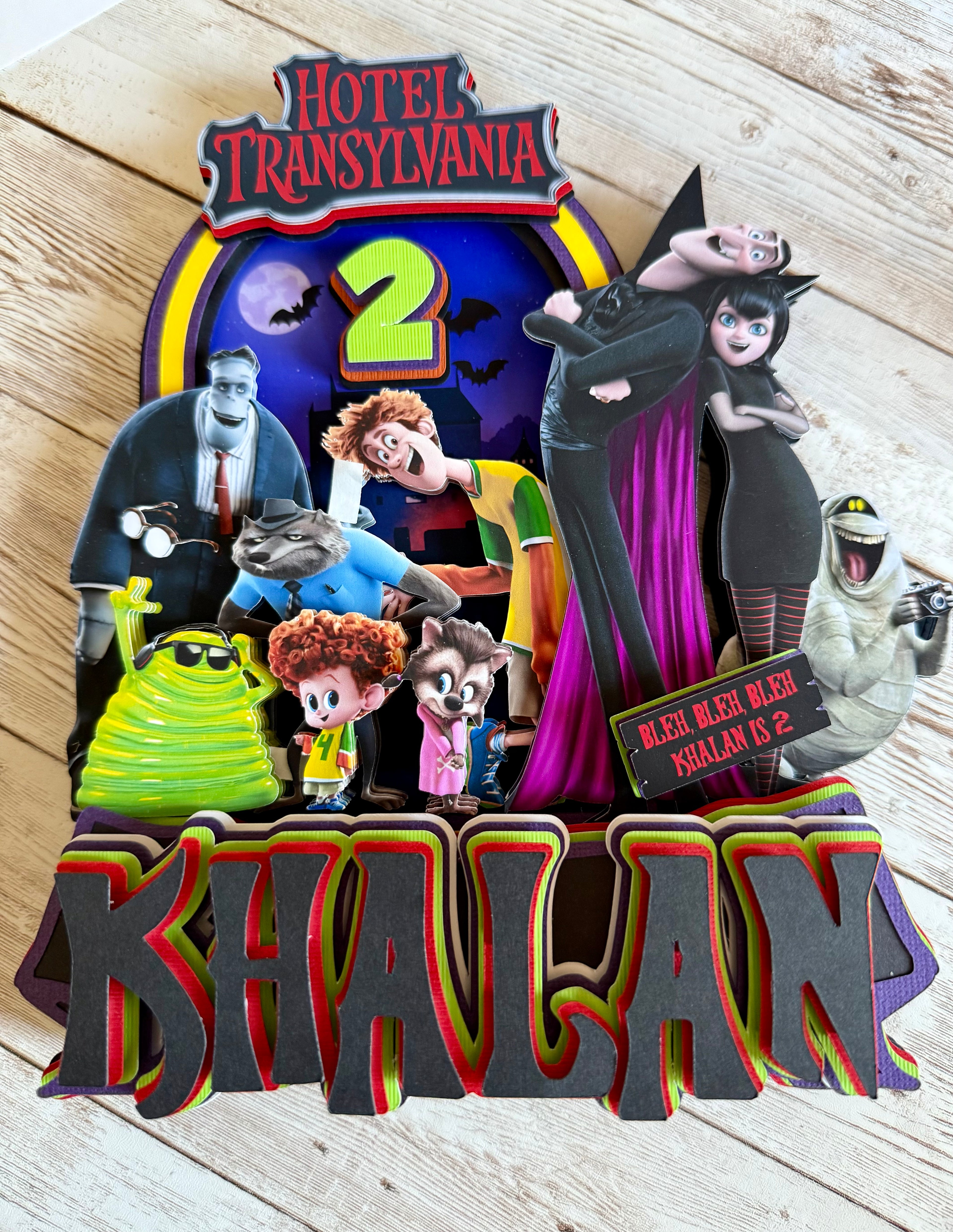 Hotel Transylvania Cake Topper