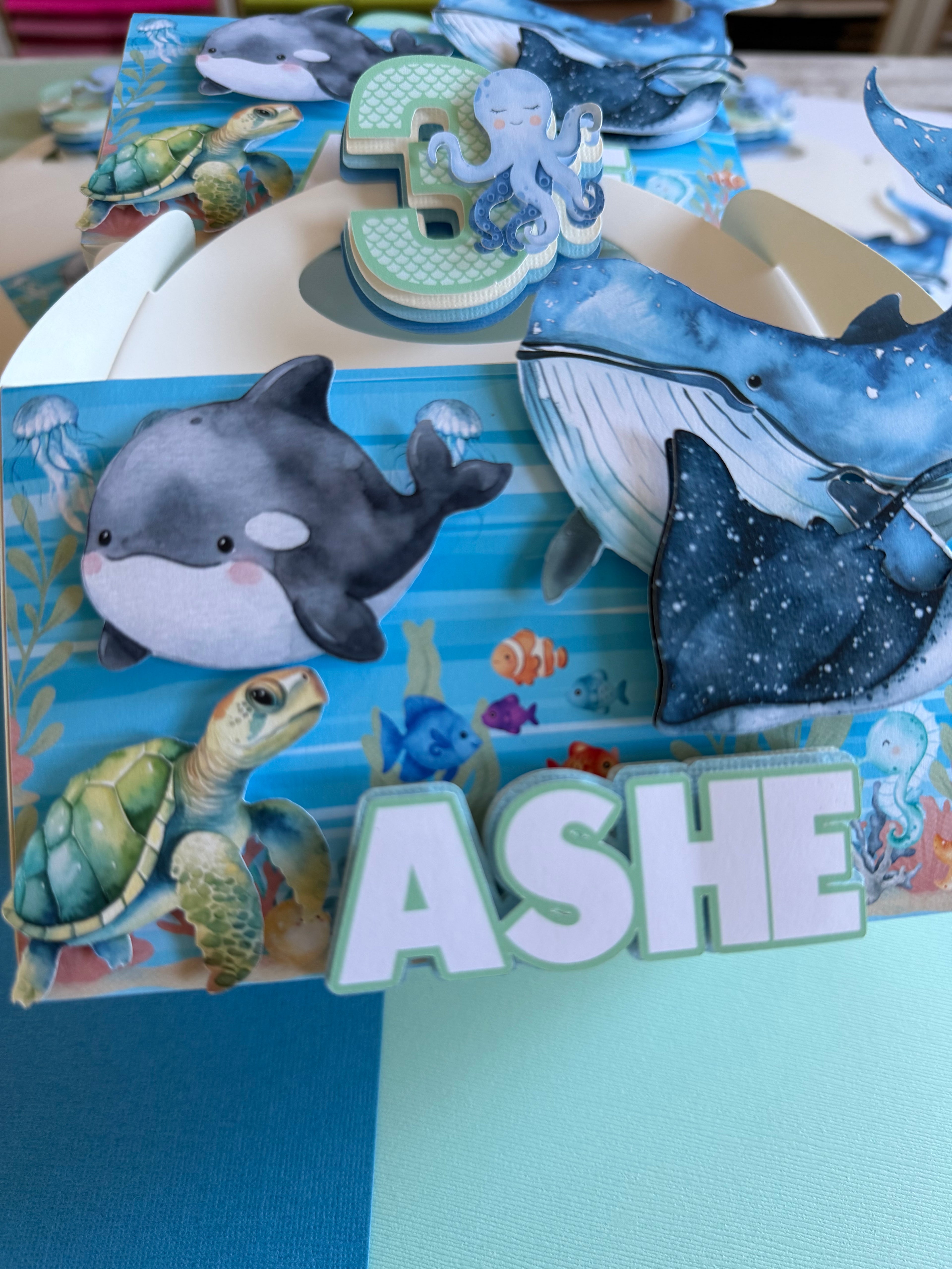 Under The Sea Favor Boxes