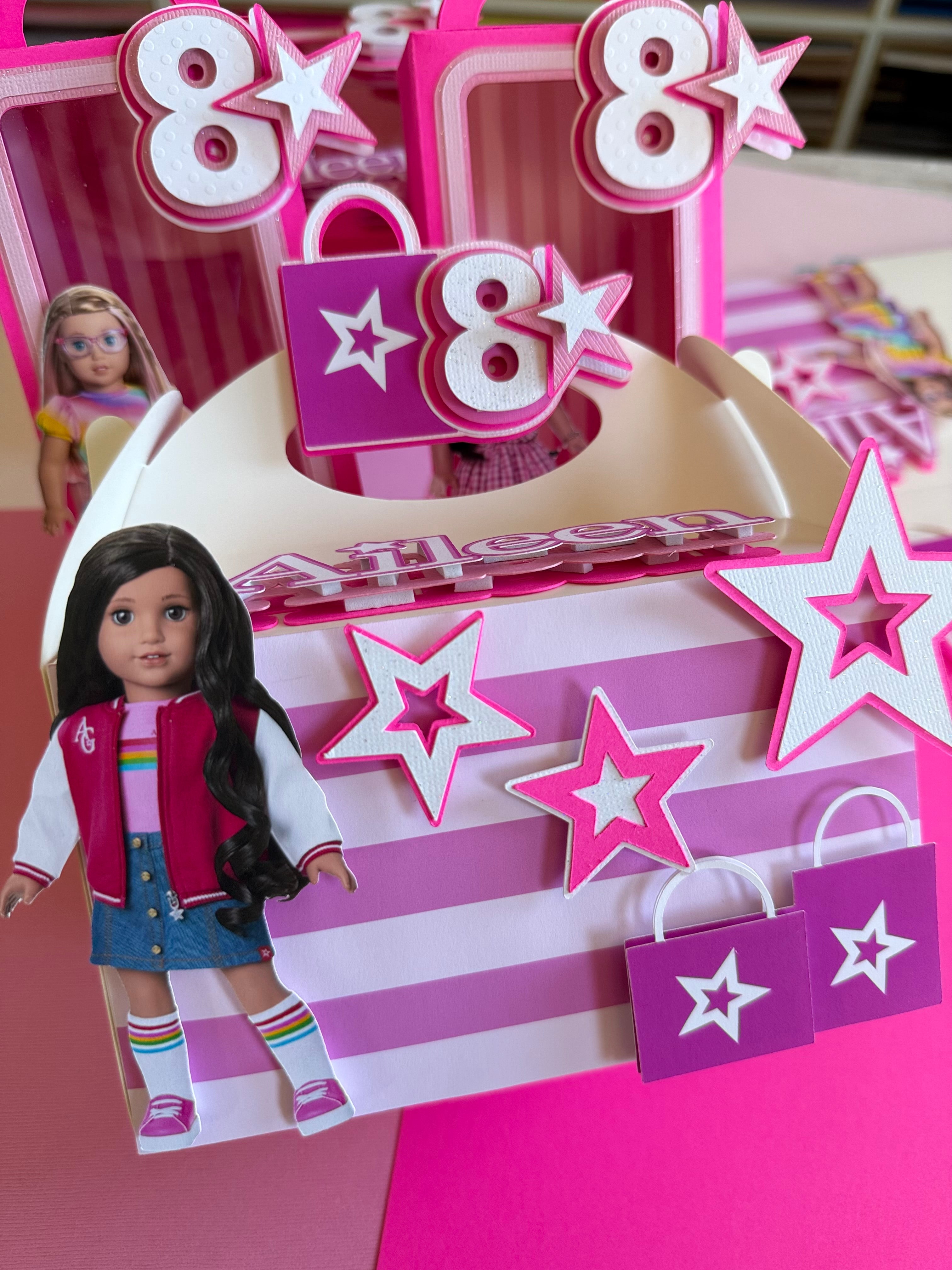 American Girl Favor Boxes