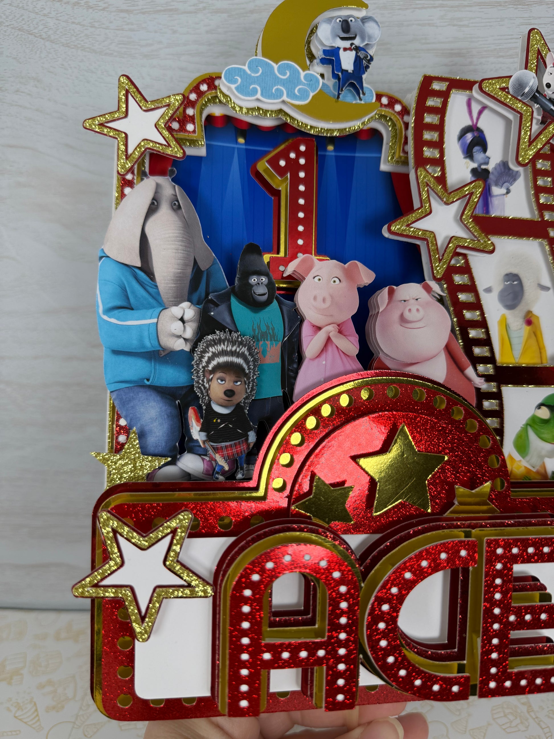 Sing The Movie Cake Topper