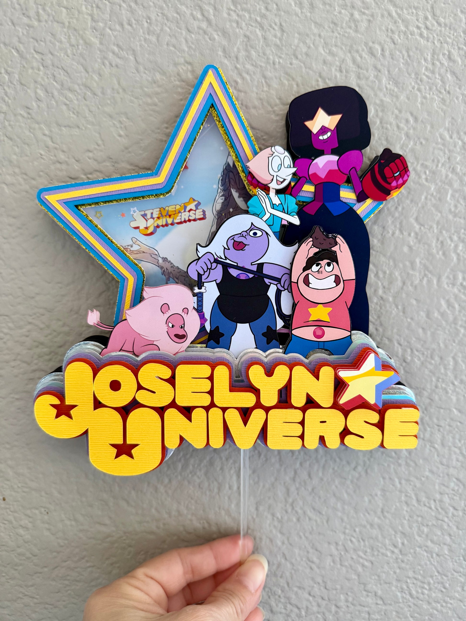 Steven Universe cake topper let