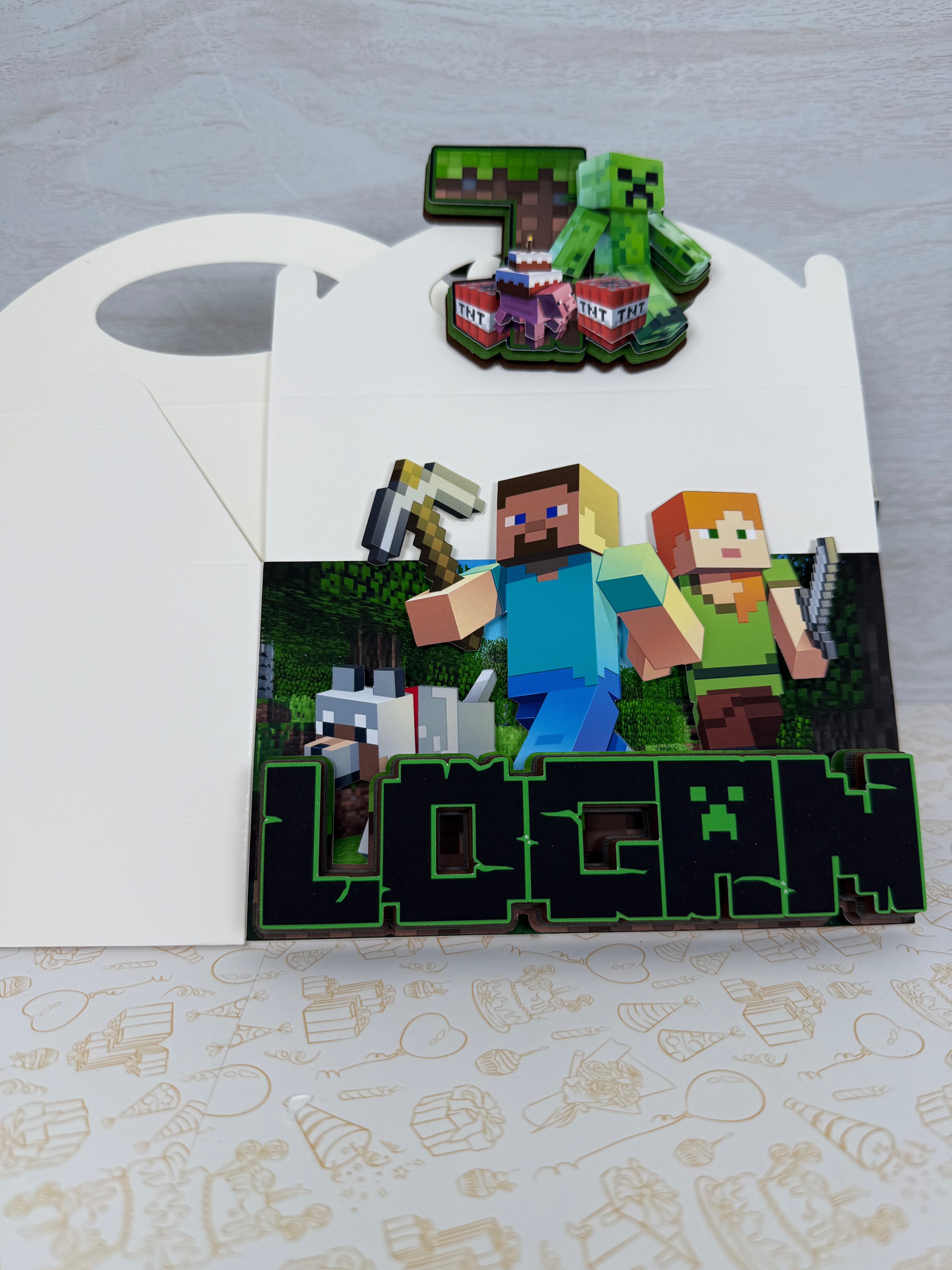 Minecraft Favor Boxes