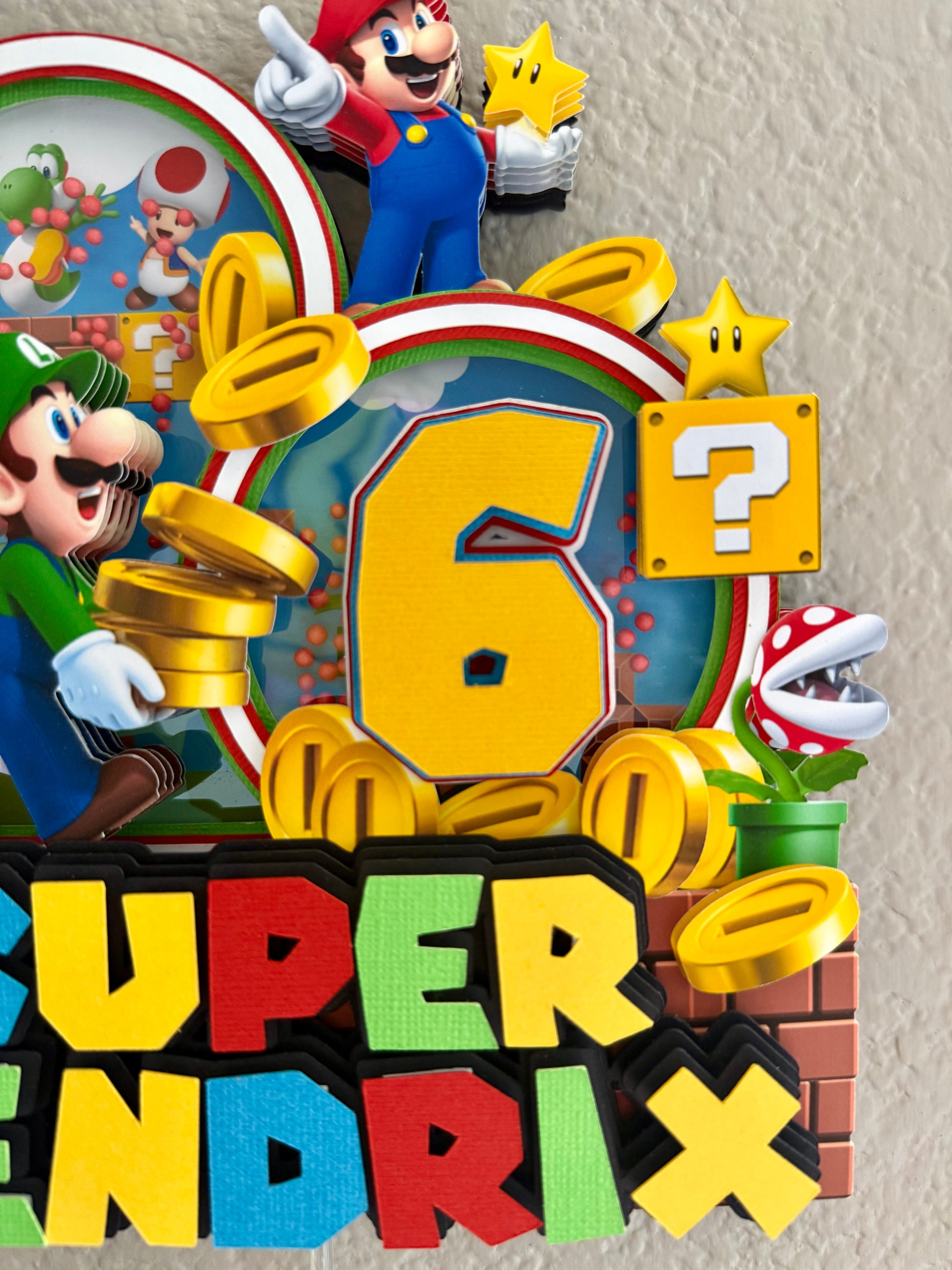 Super Mario cale topper