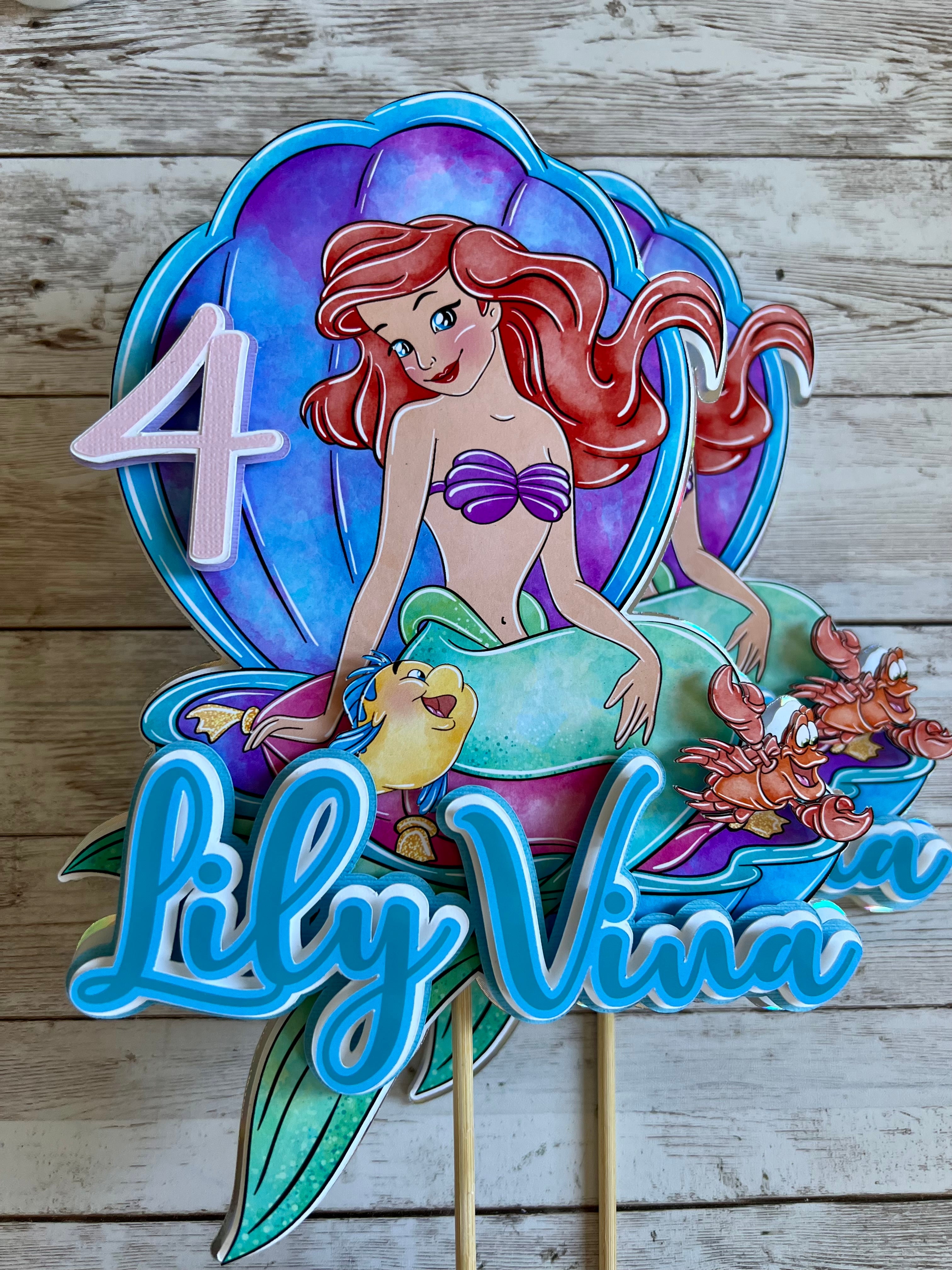 Mermaid centerpieces 