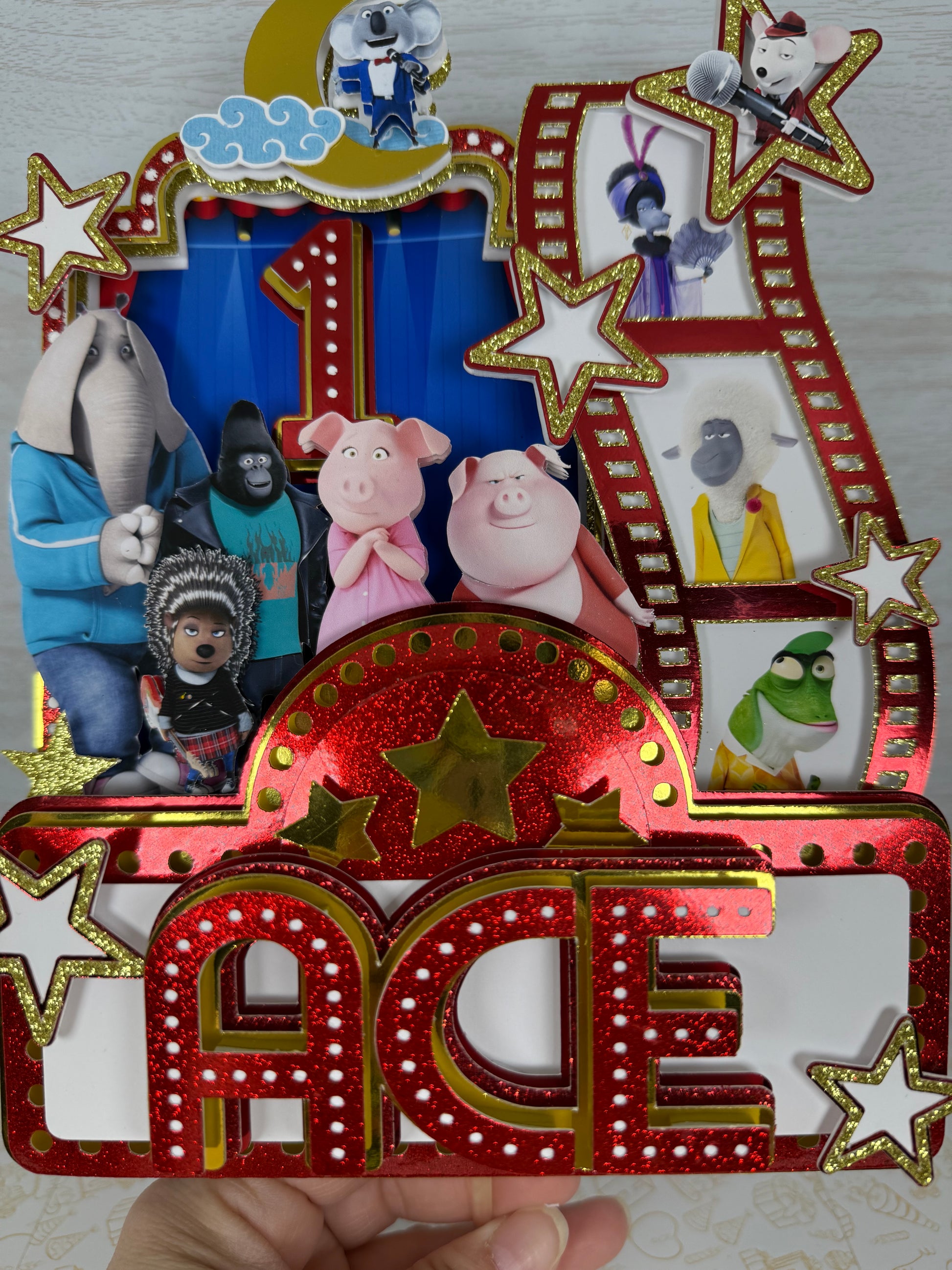 Sing The Movie Cake Topper