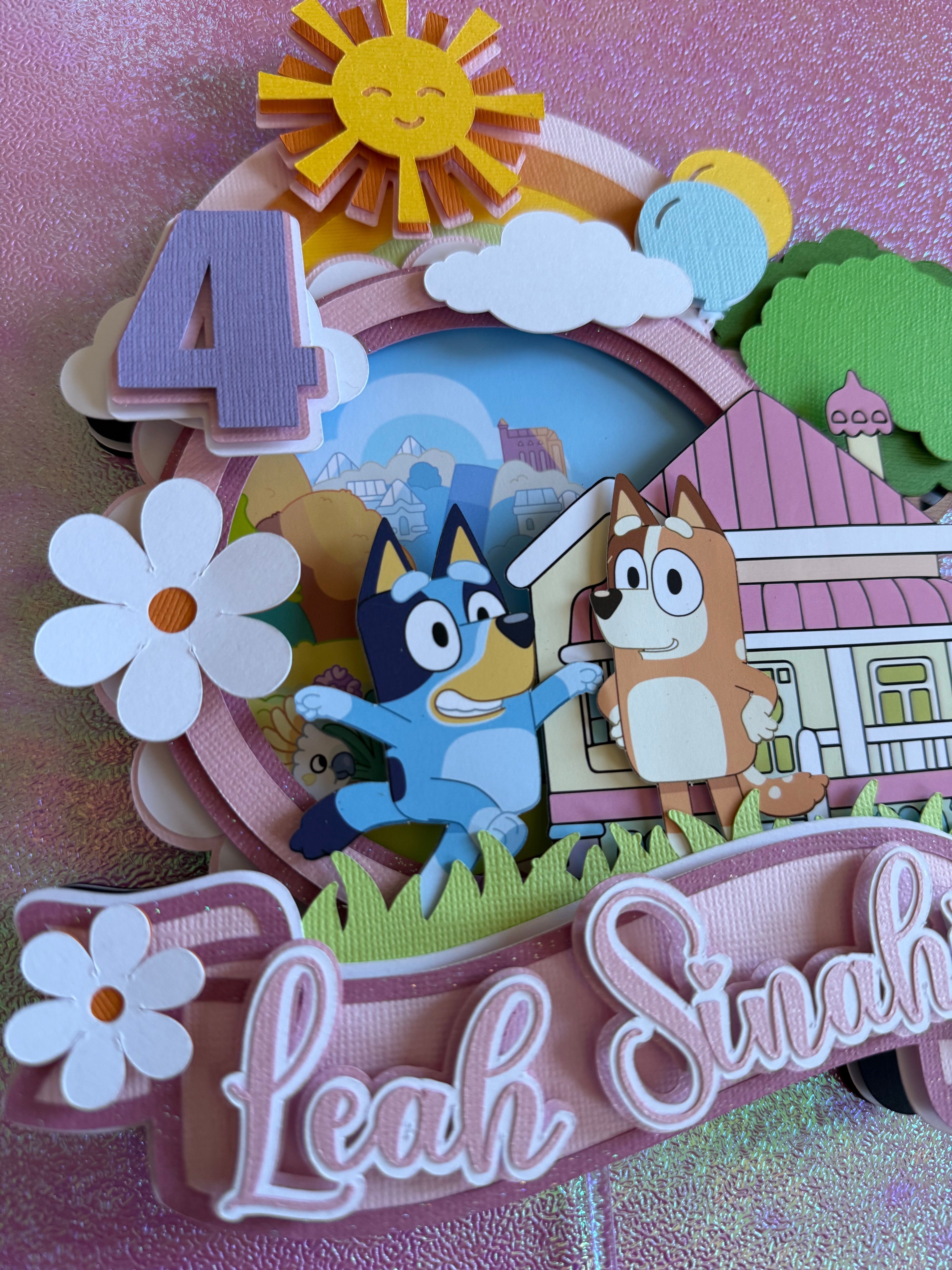Bluey Cake Topper