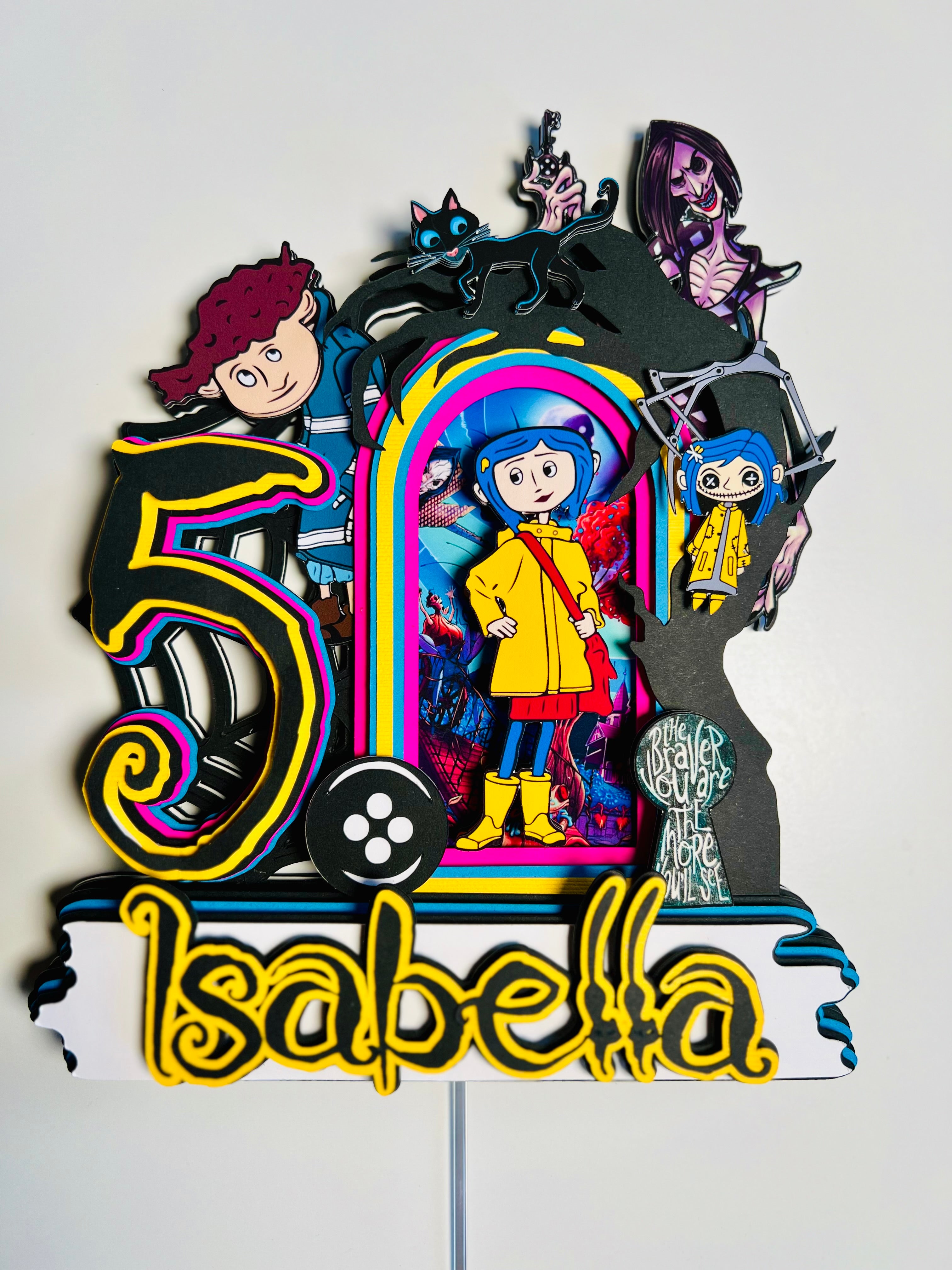 Coraline Cake Topper
