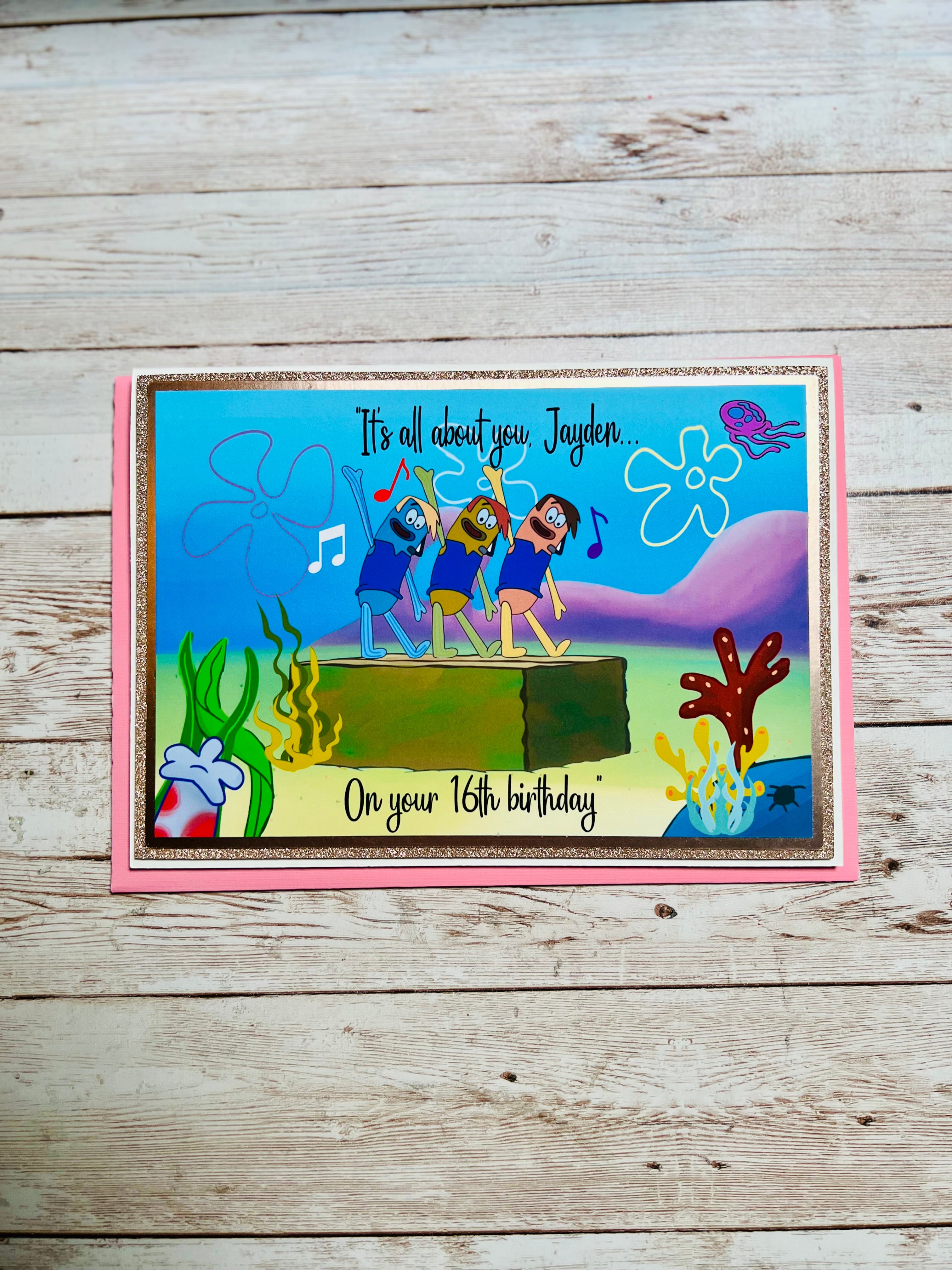 Boys Who Cry Birthday Card