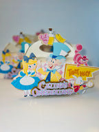 Alice in wonderland favor boxes