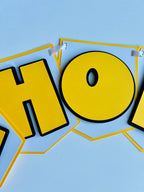 The magic school bus birthday banner