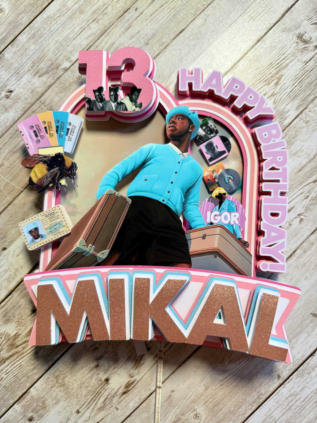 TYLER THE CREATOR CAKE TOPPER