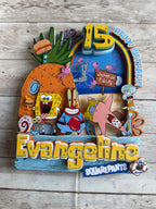 spongebob cake topper
