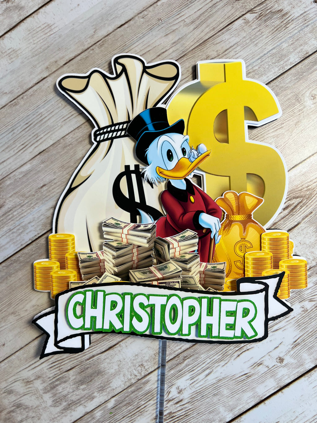 McDuck cake topper 