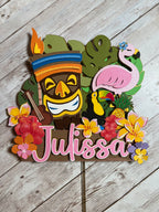 Hawaiian cake topper 