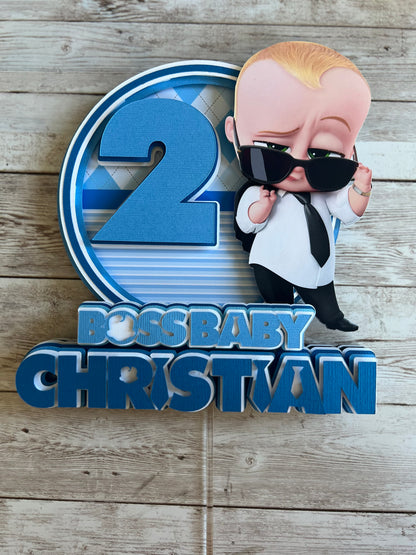 Boss Baby Cake Topper