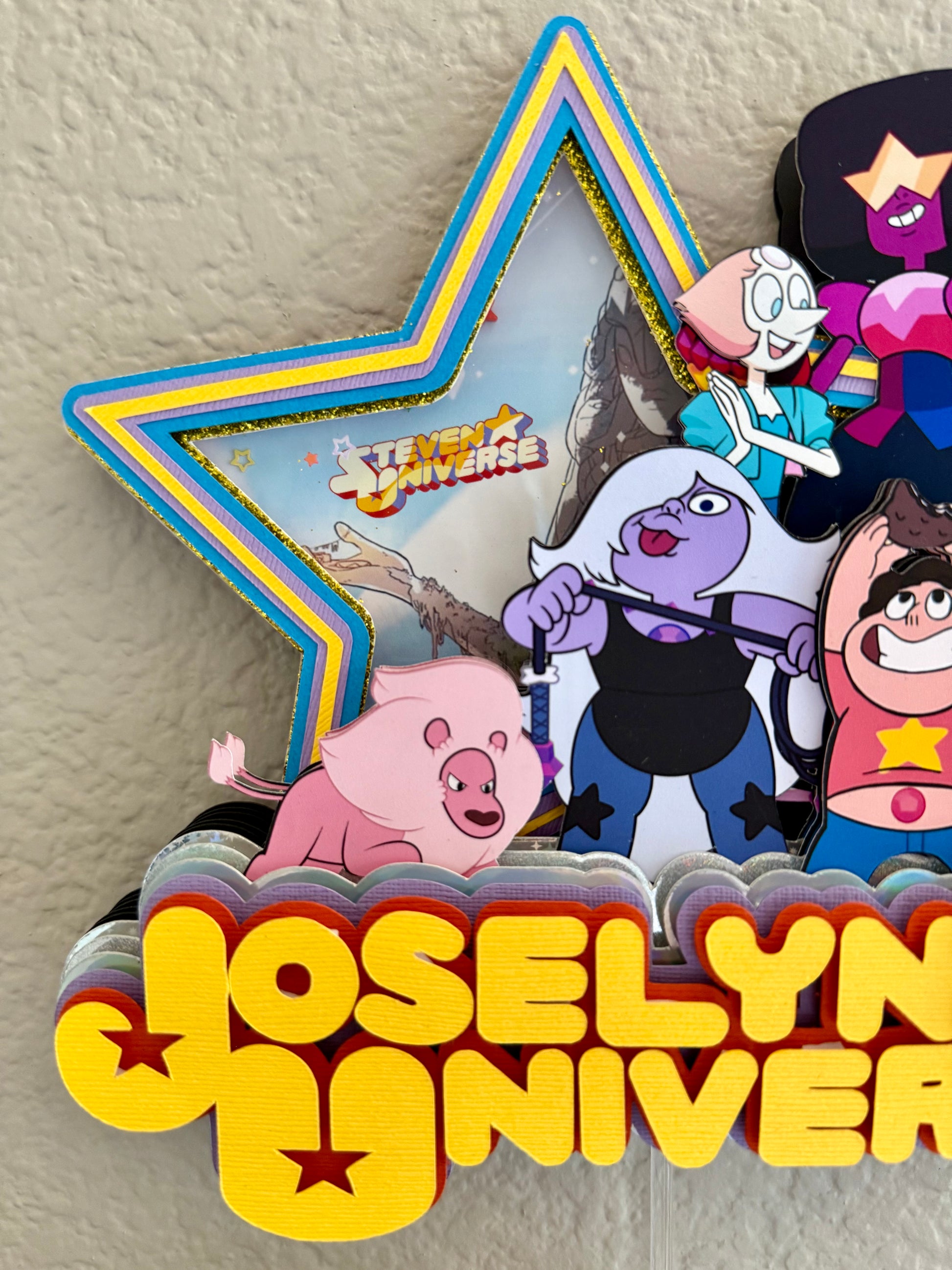 Steven universe cake topper let