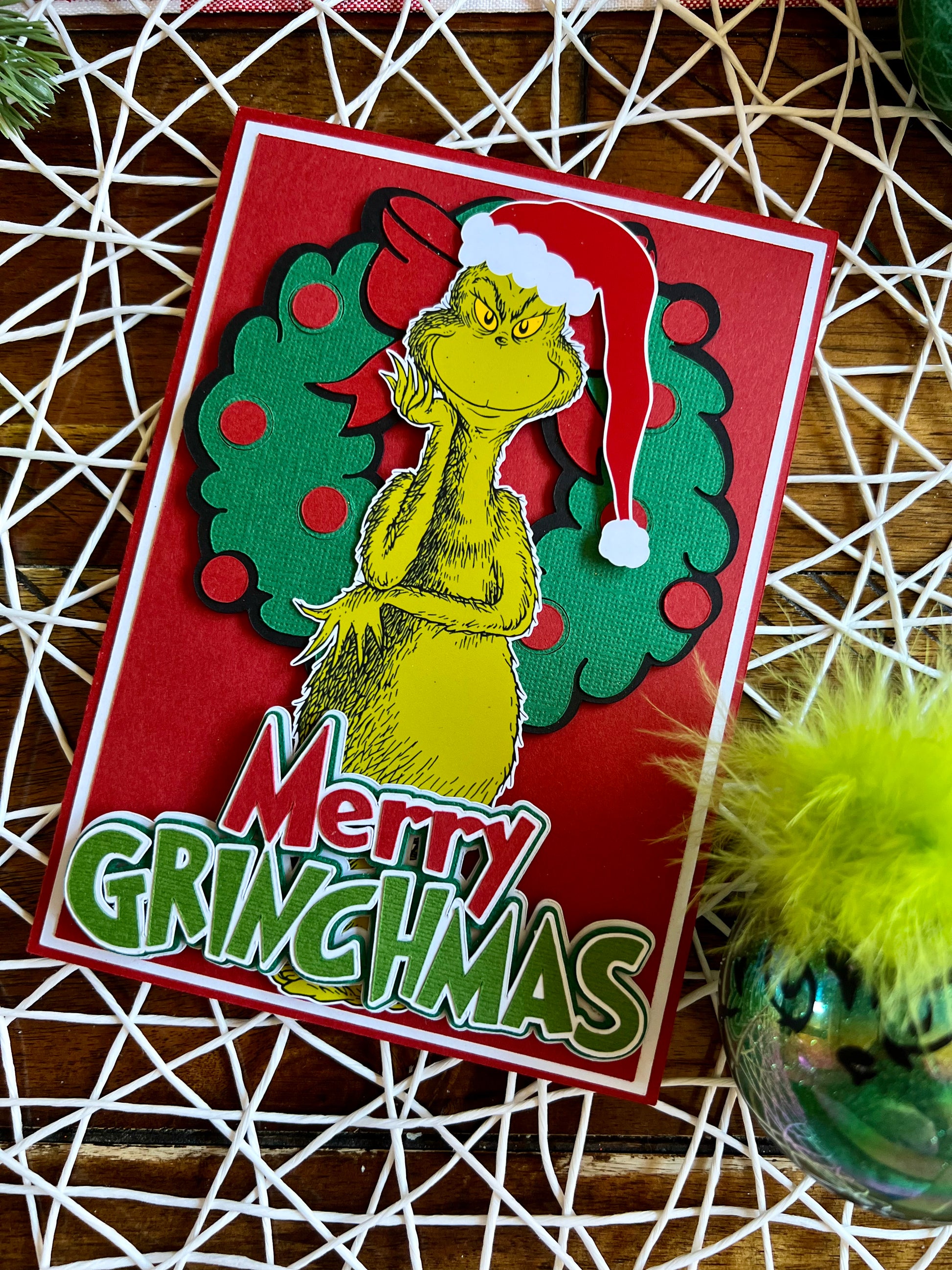 Merry Grinchmas Card