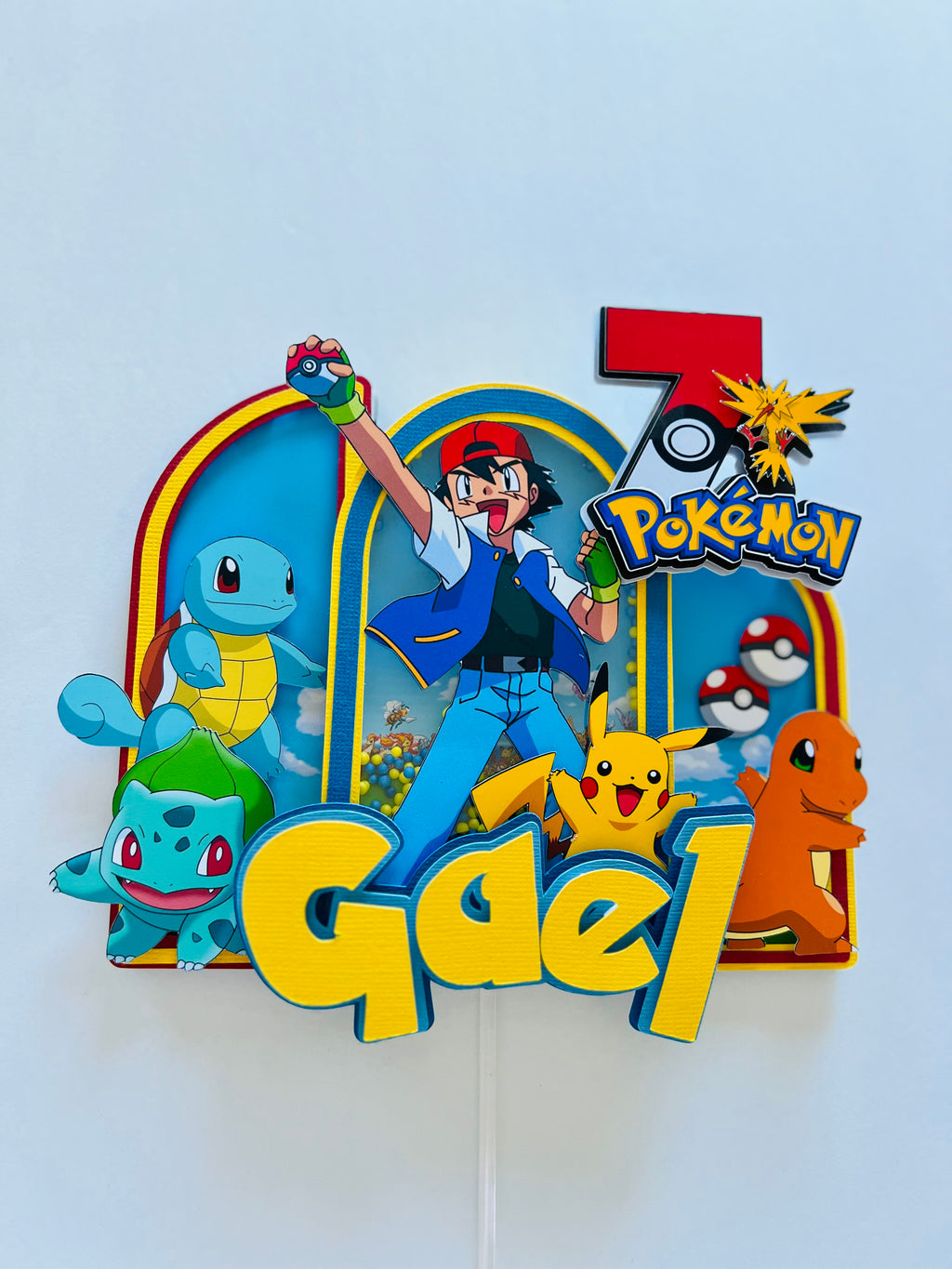 Pokemon cake topper 