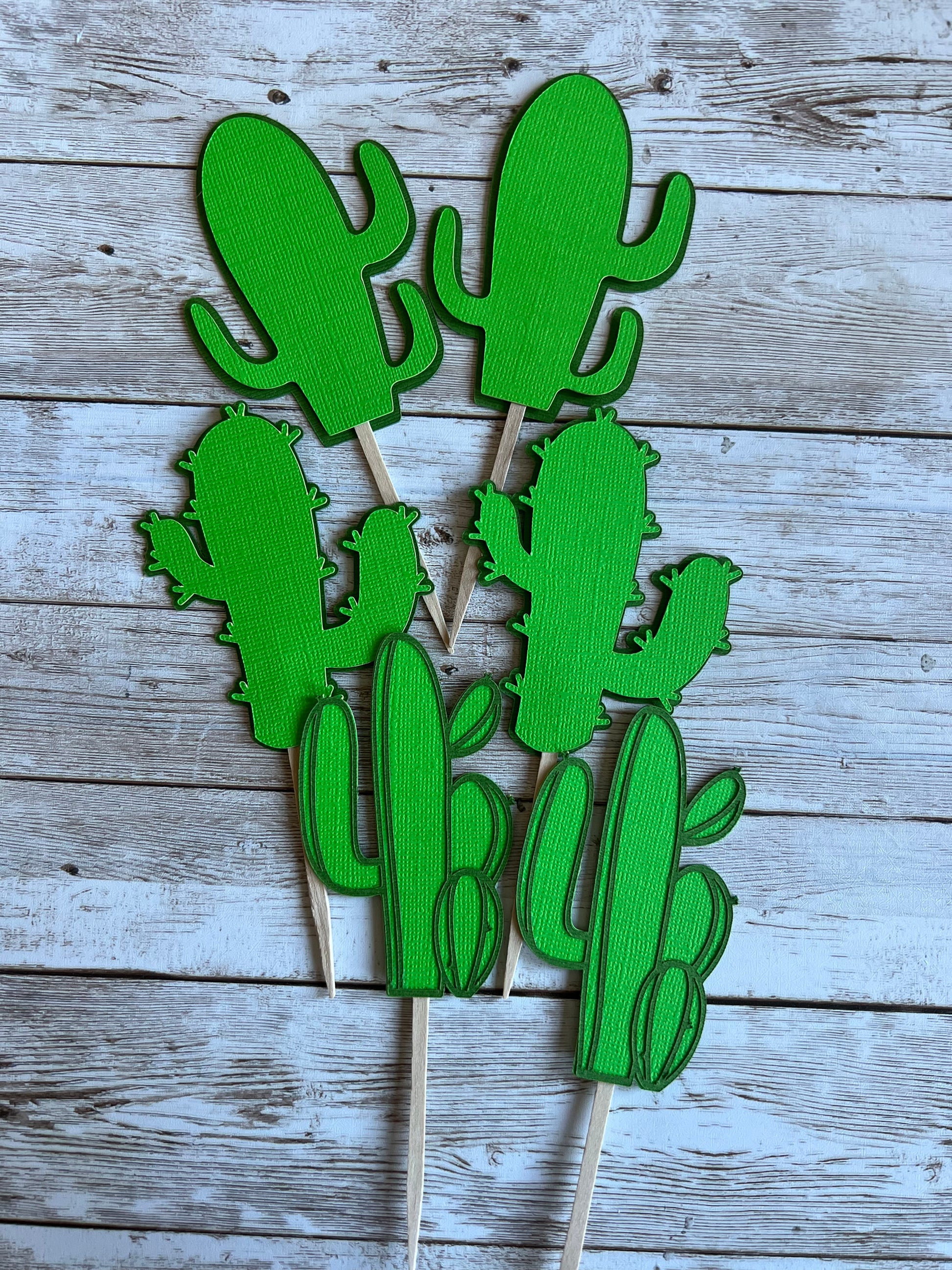 Cactus Cupcake toppers