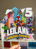 Spidey and His Amazing Friends Cake Topper