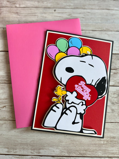 Snoopy Valentines Card