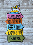 Dr Seuss Happy Birthday Party Signs 