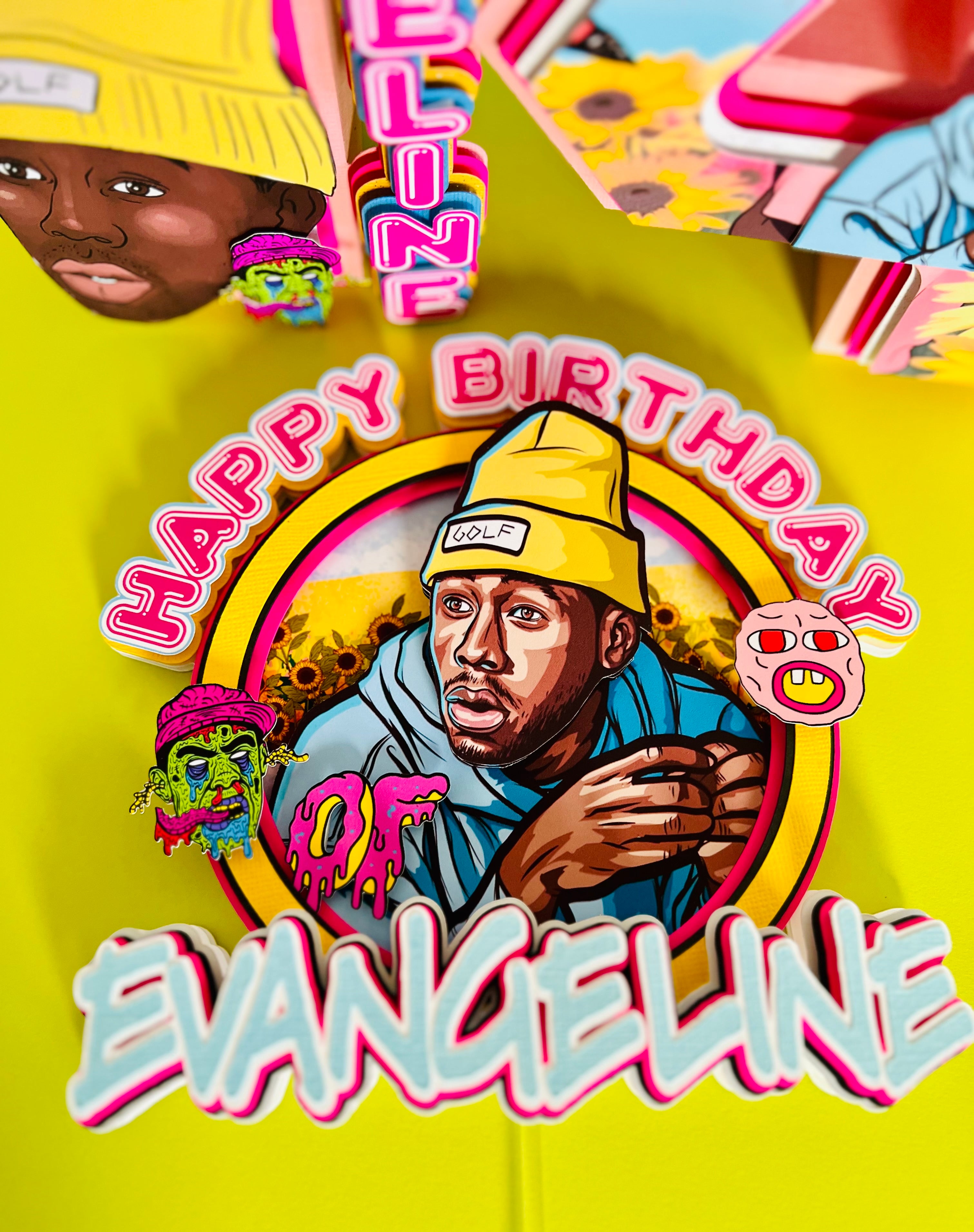 Tyler the creator cake topper 