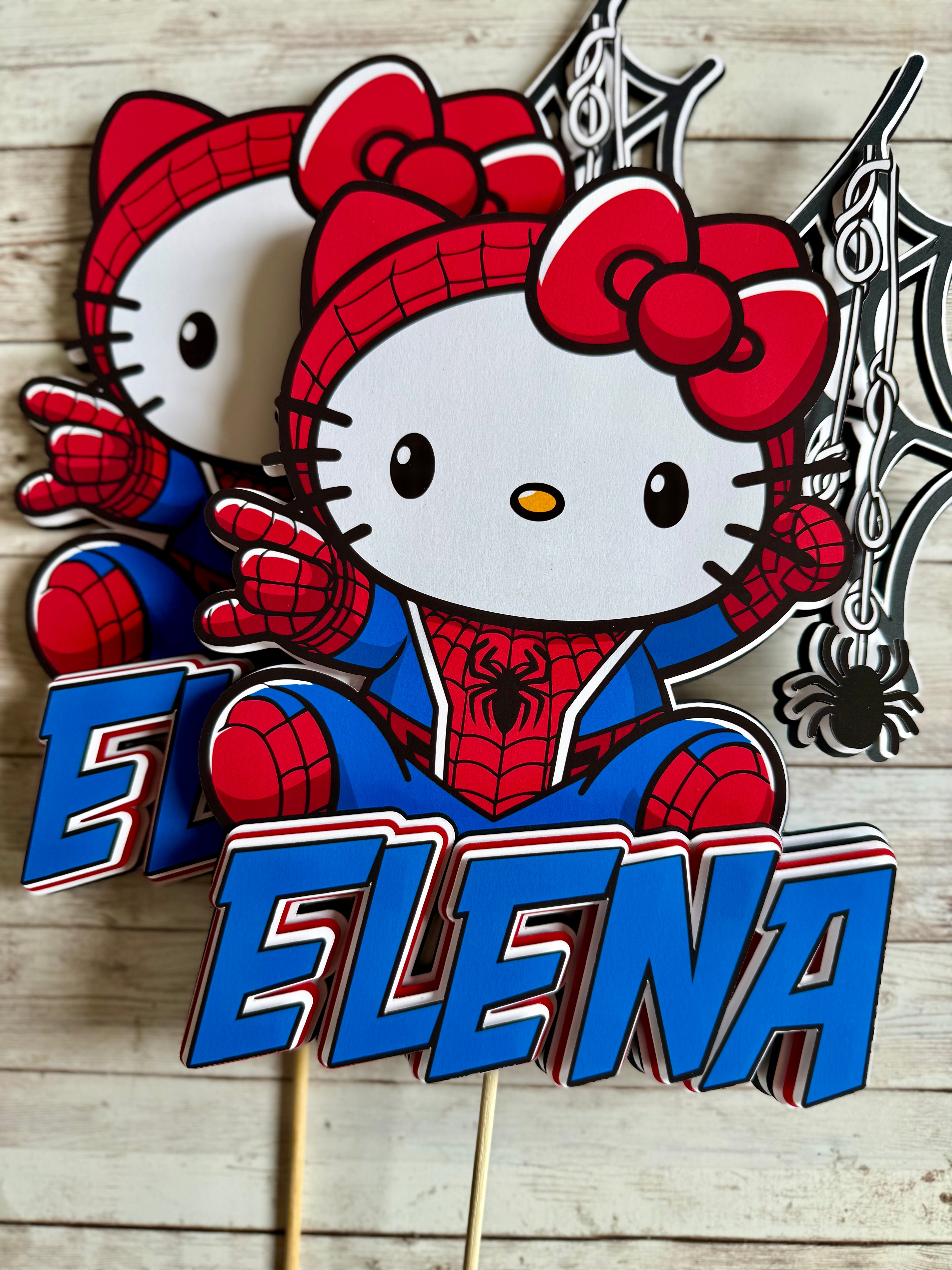 Spiderman centerpieces 