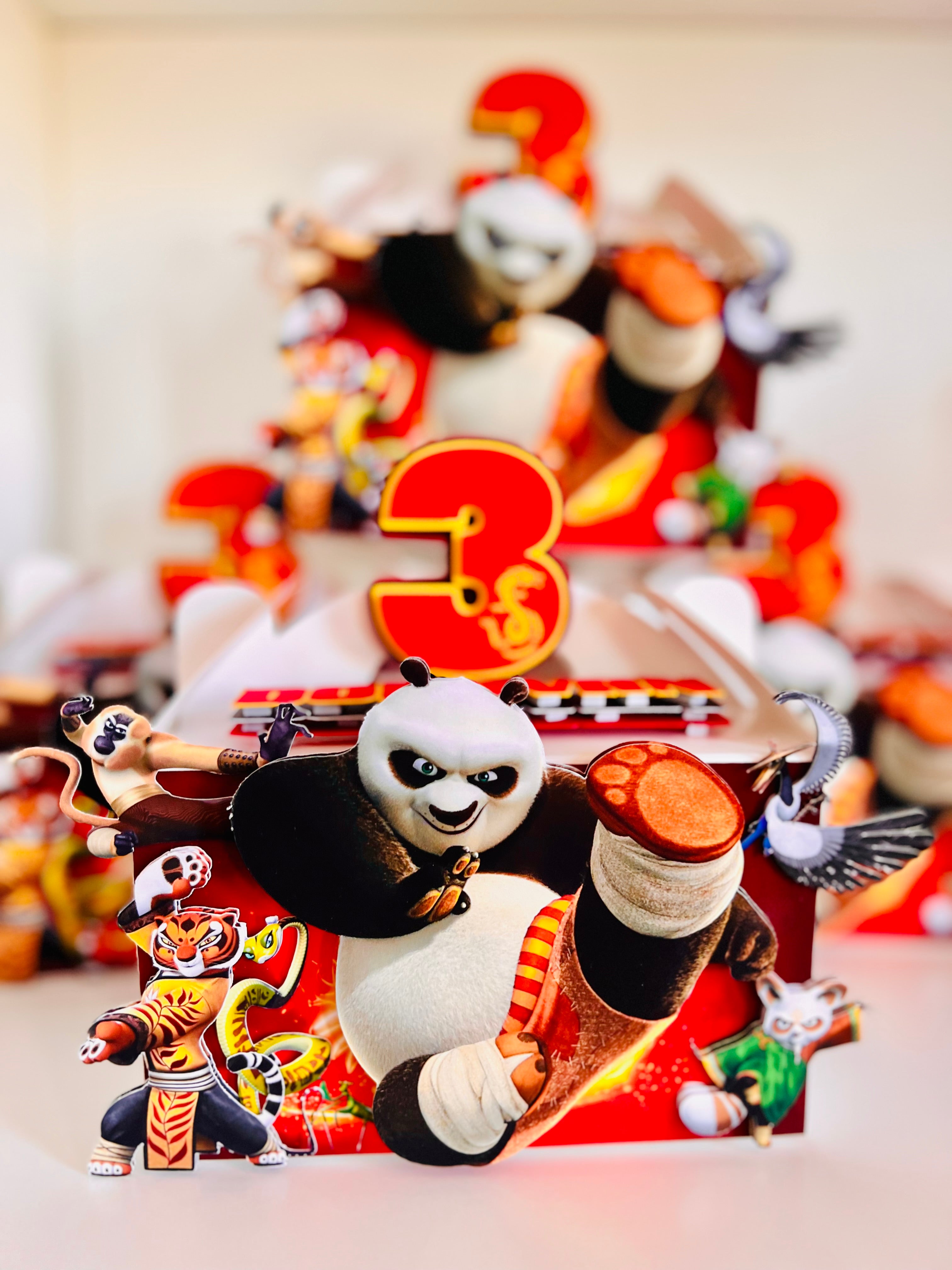 Kung fu panda favor boxes
