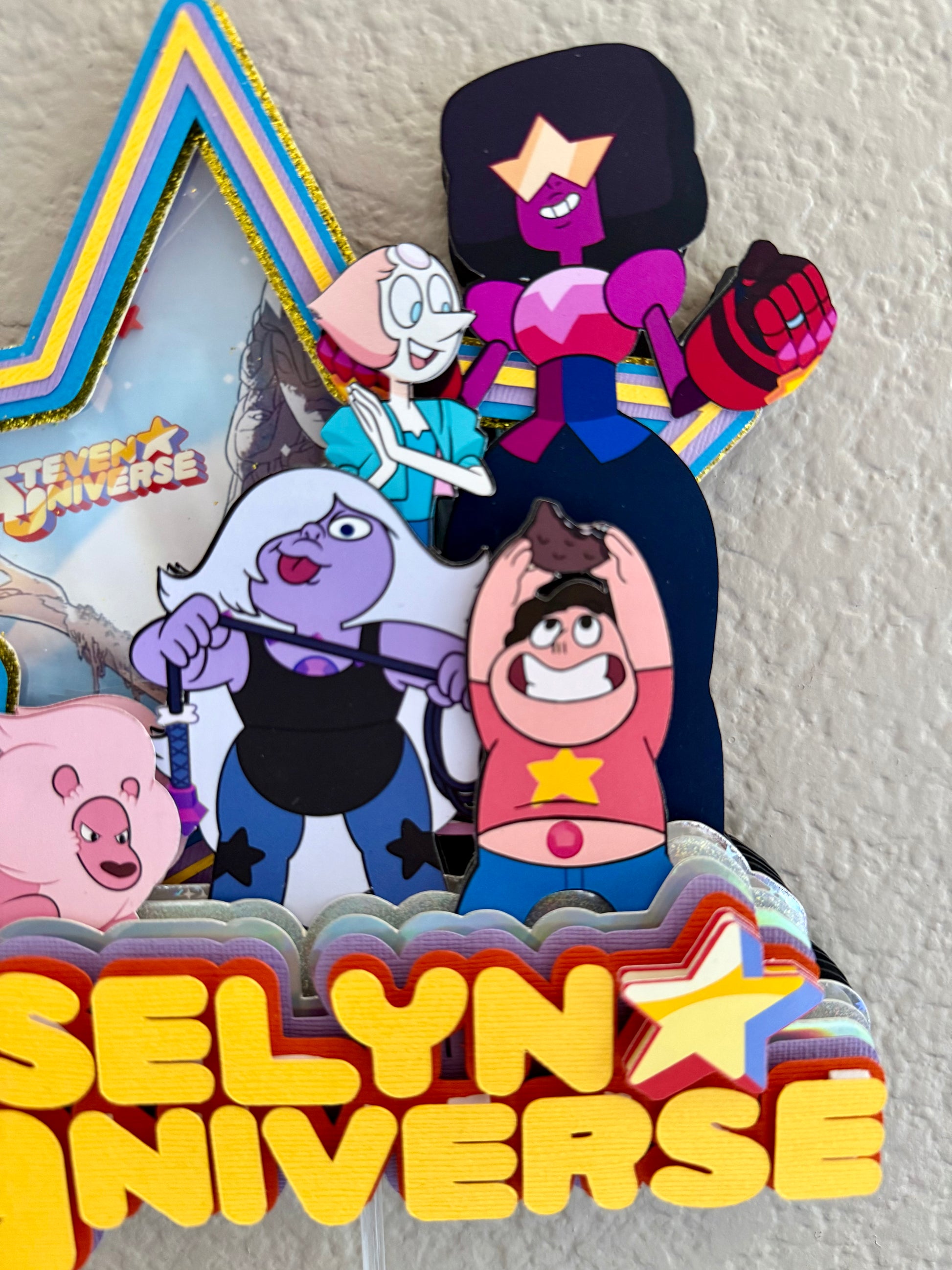 Steven universe cake topper let