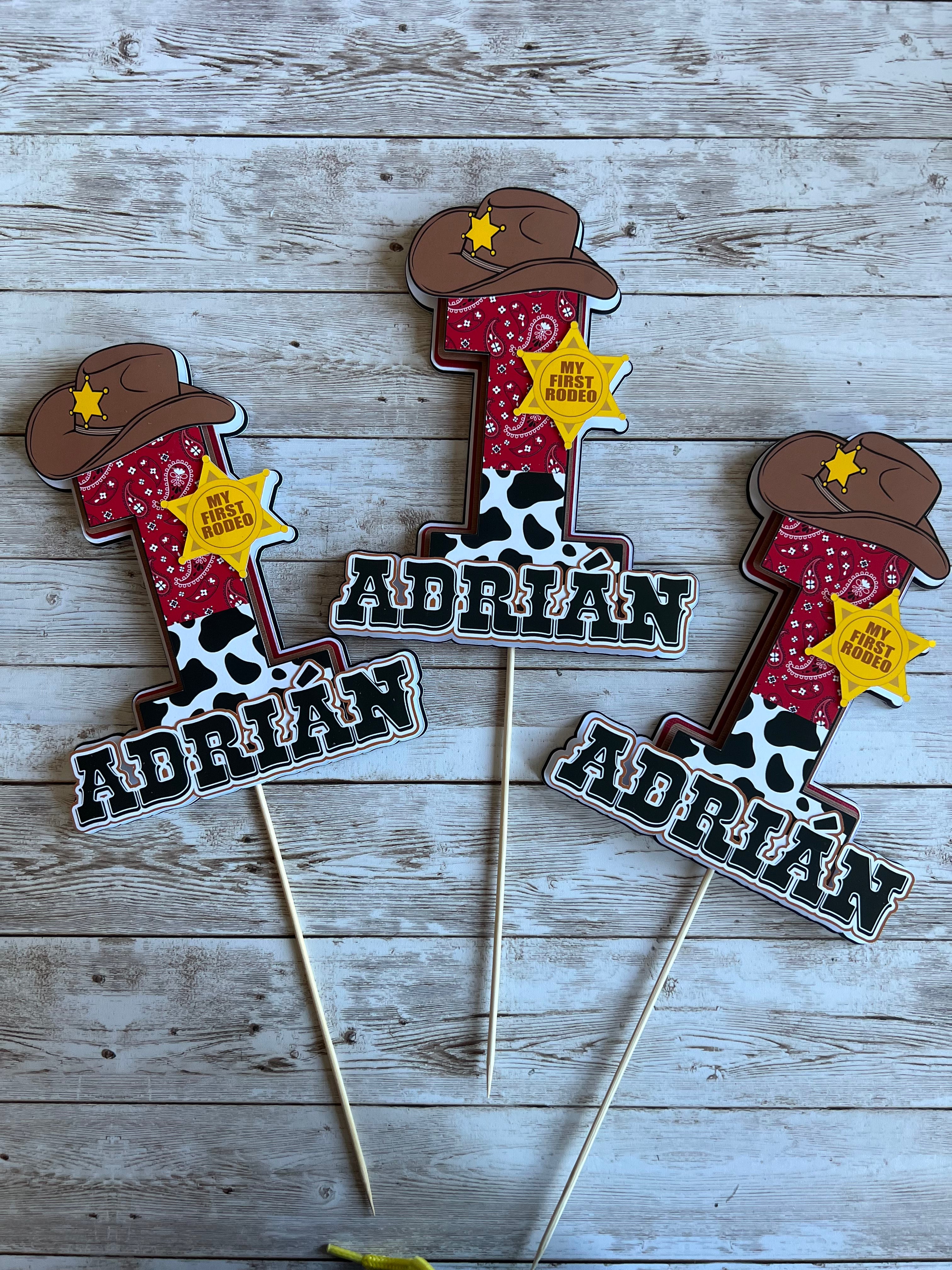 My First Rodeo Centerpiece – Yoryina Creations, image size:3024x4032