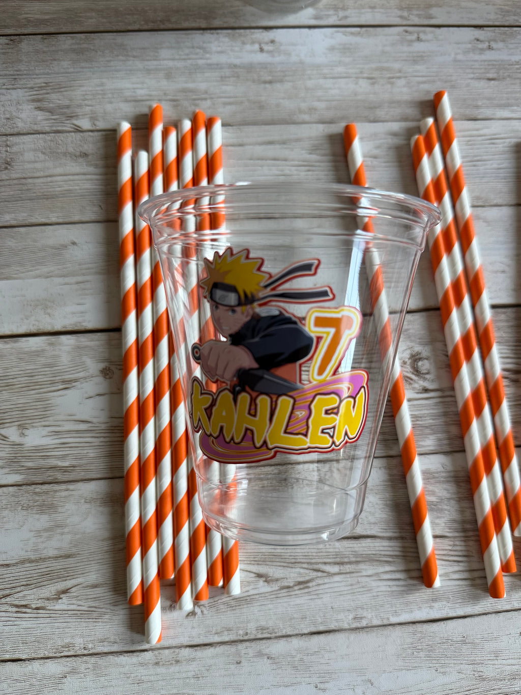 Naruto party cups