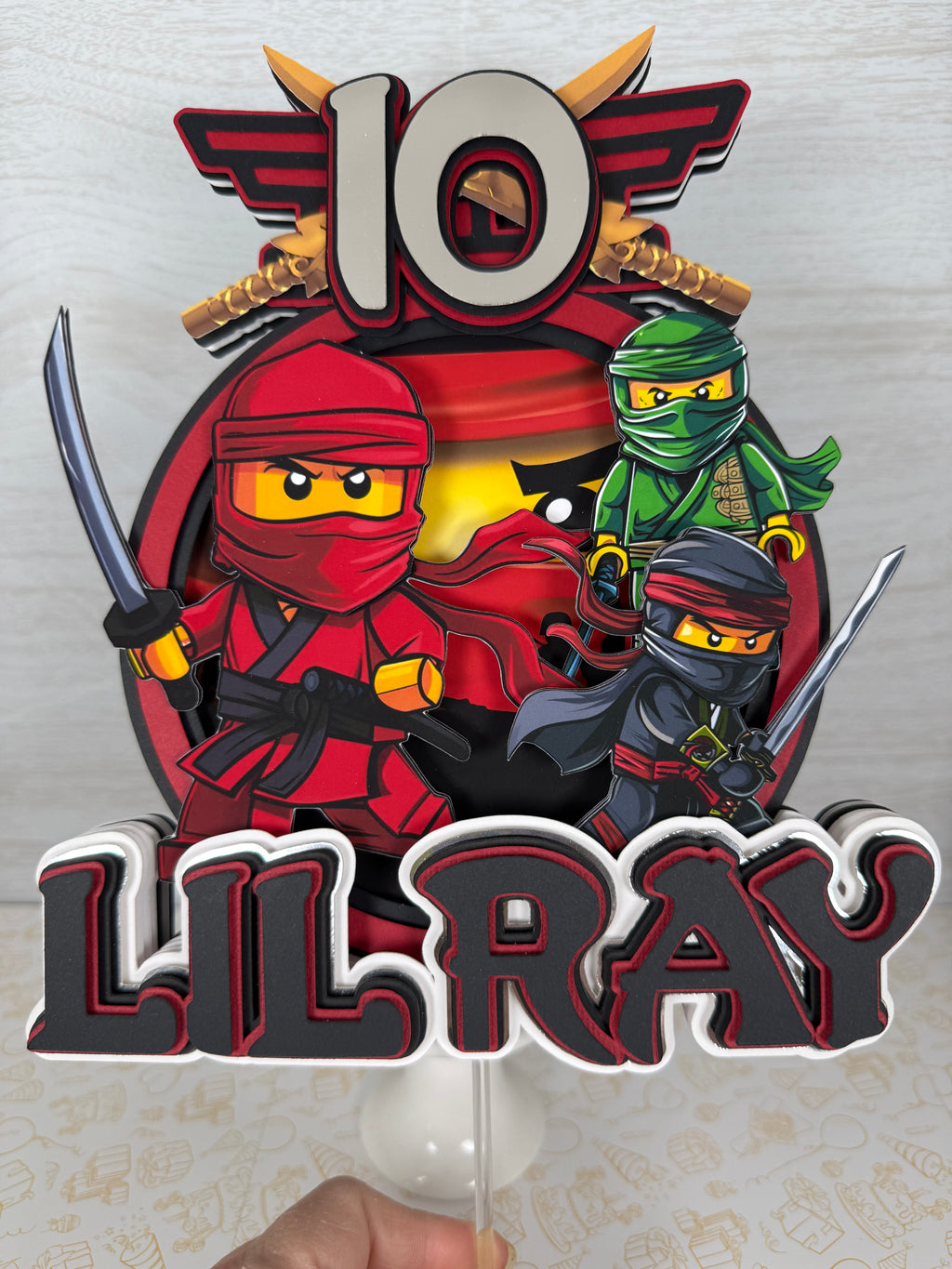 Ninja Cake Topper