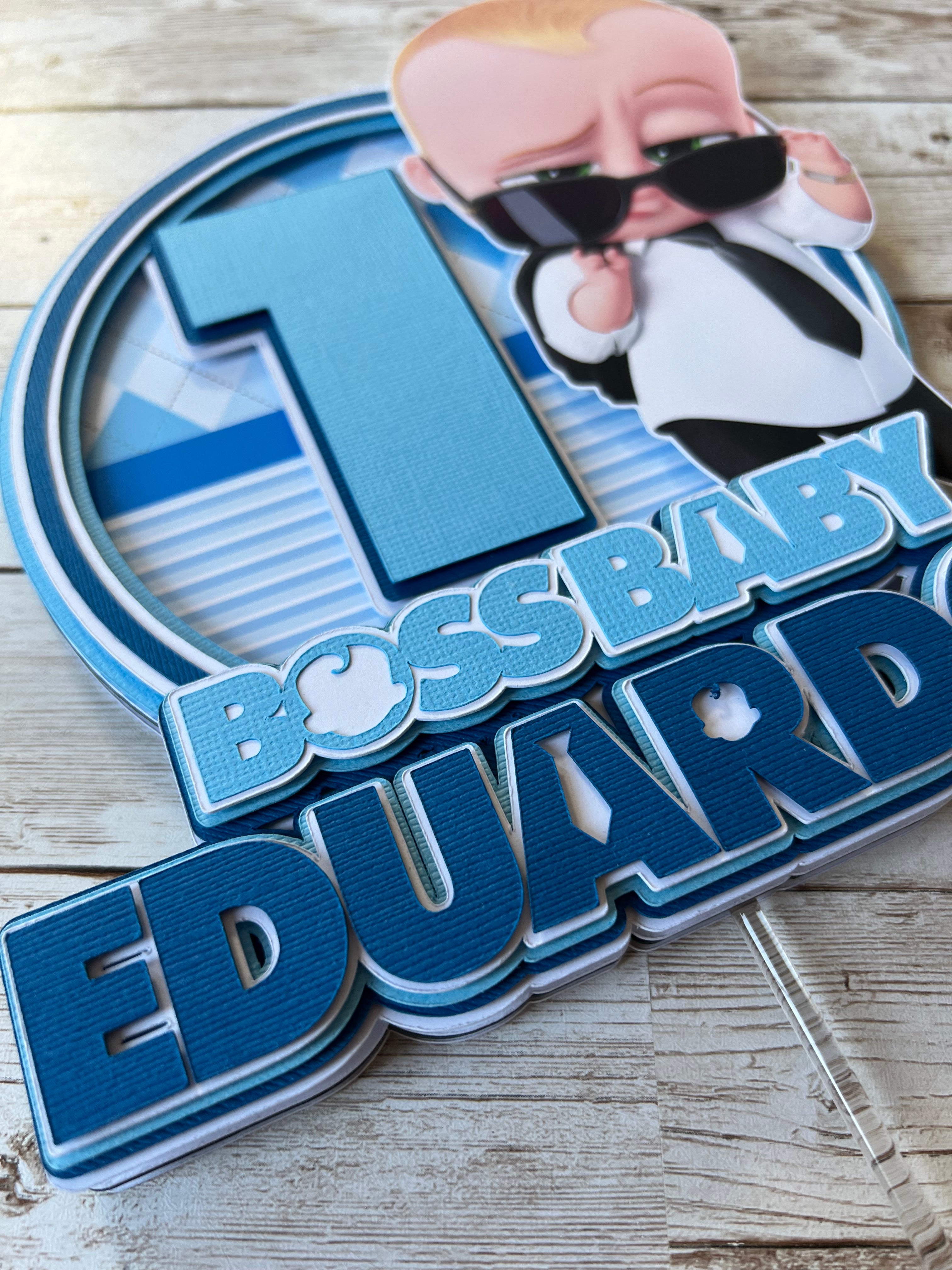 boss baby cake topper