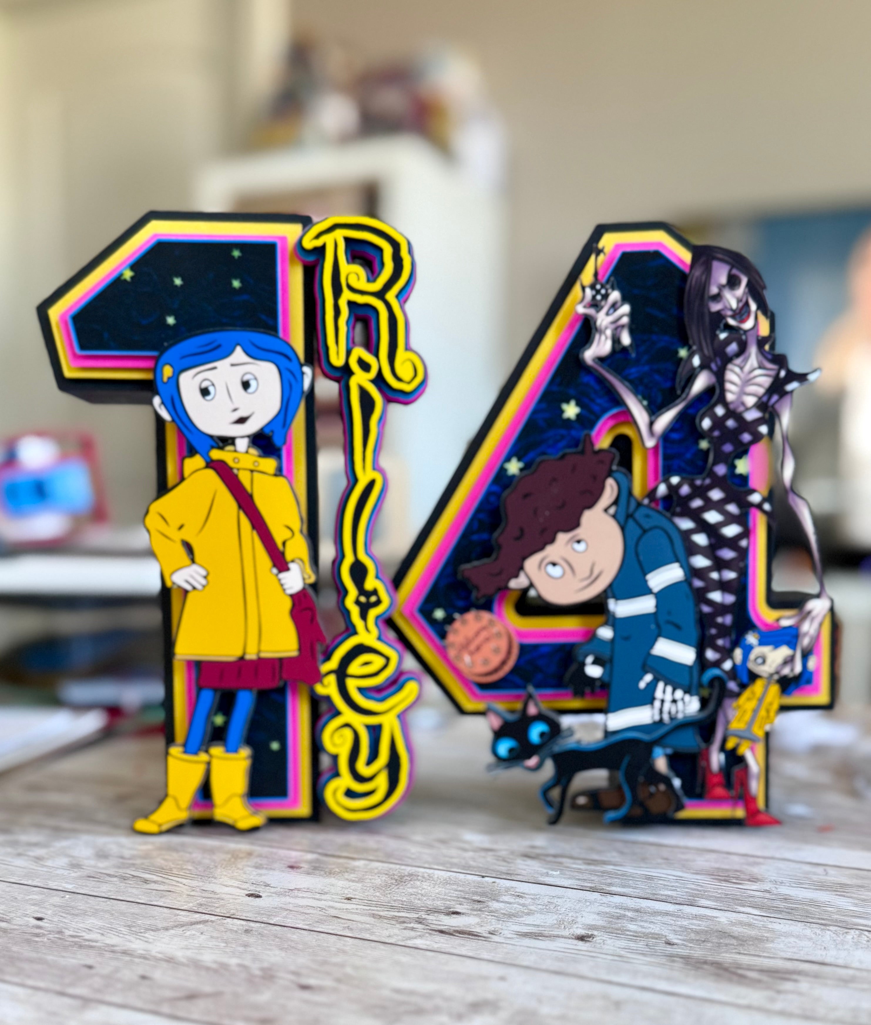 Coraline 3D Numbers