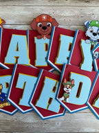 Paw Patrol Birthday Banner