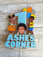 Gracie's corner cake topper