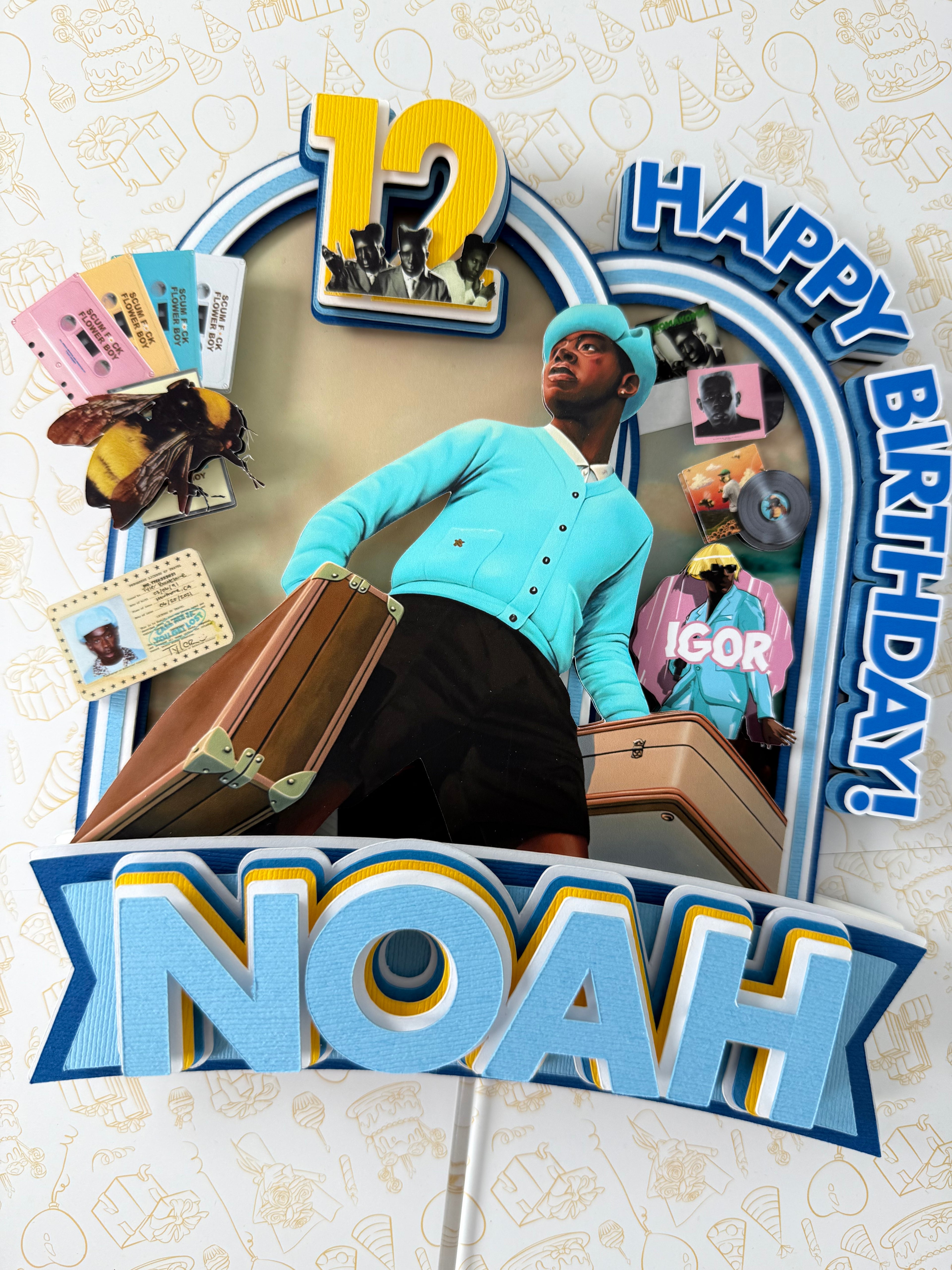 TYLER THE CREATOR CAKE TOPPER