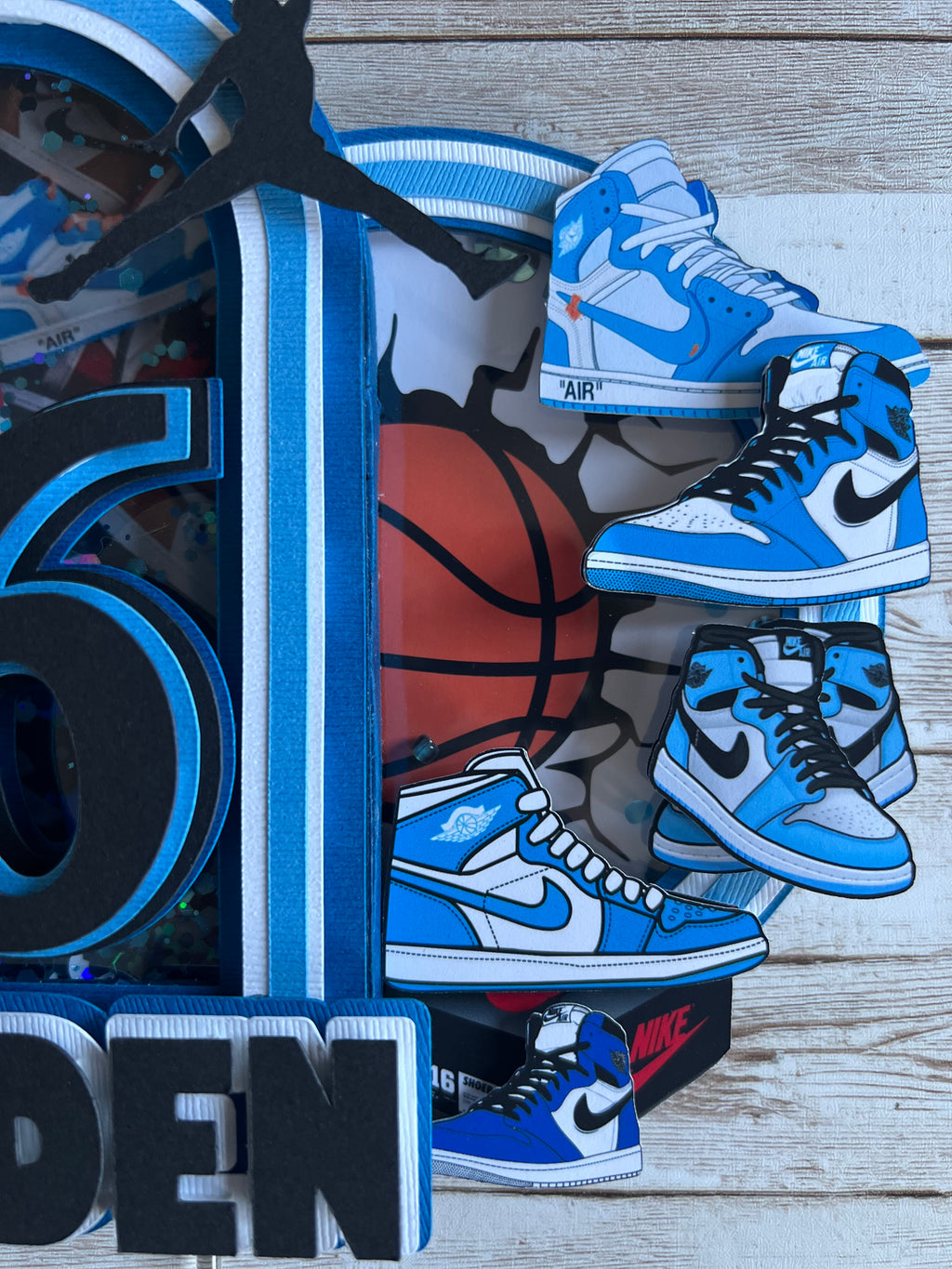 Jordan cake topper