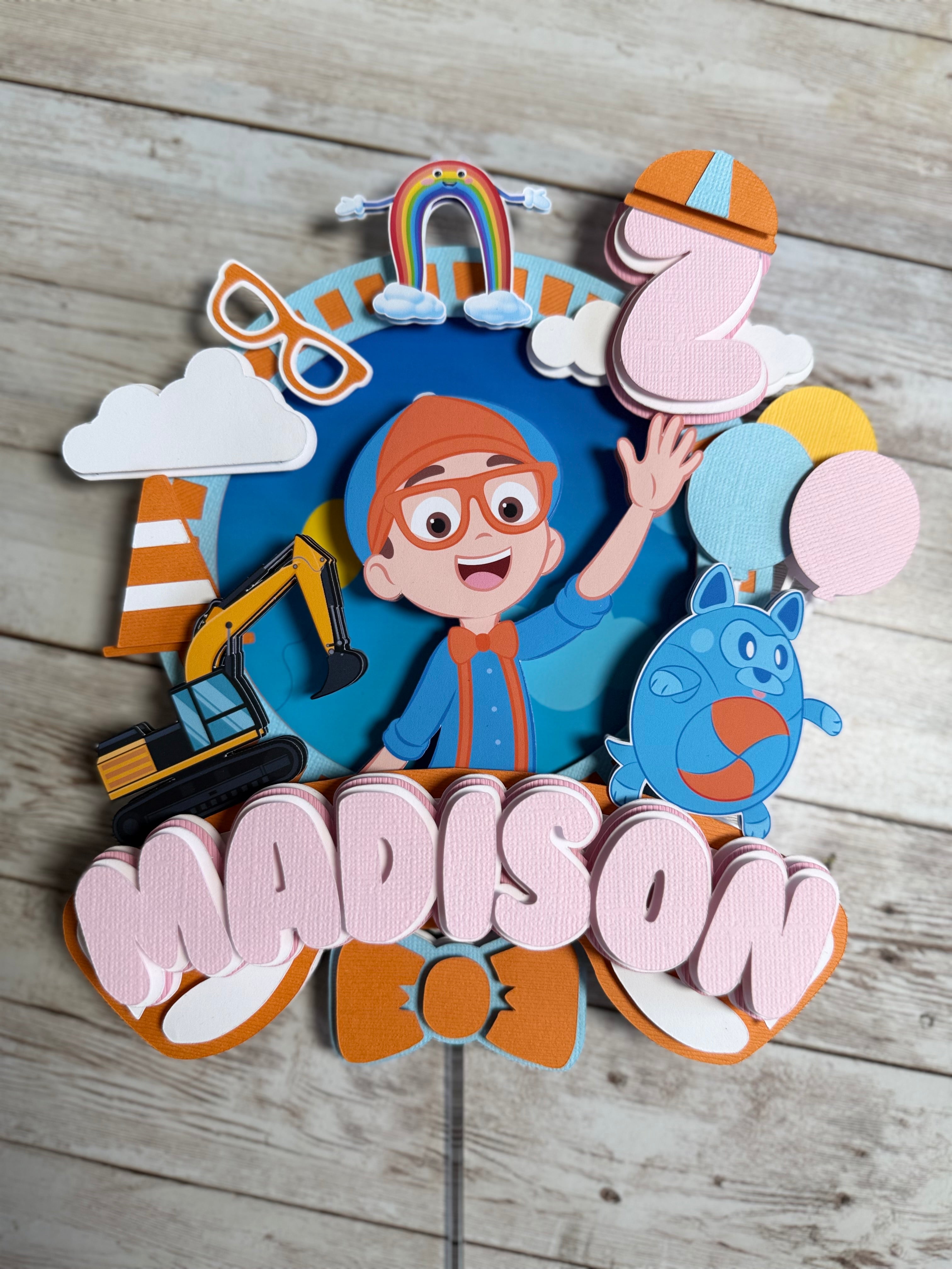 Blippi Cake Topper