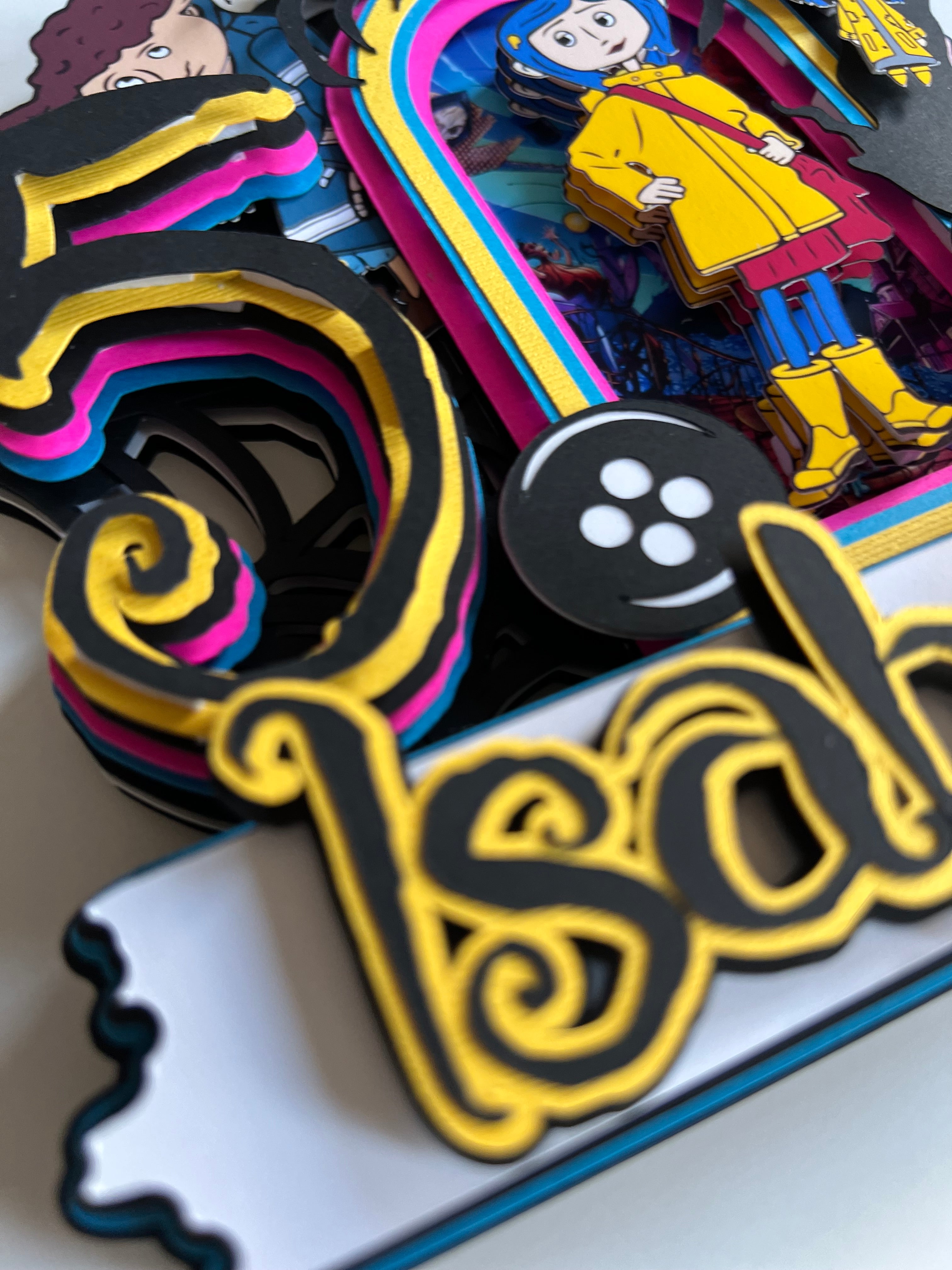 Coraline Jones cake topper