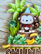 monkey cake topper