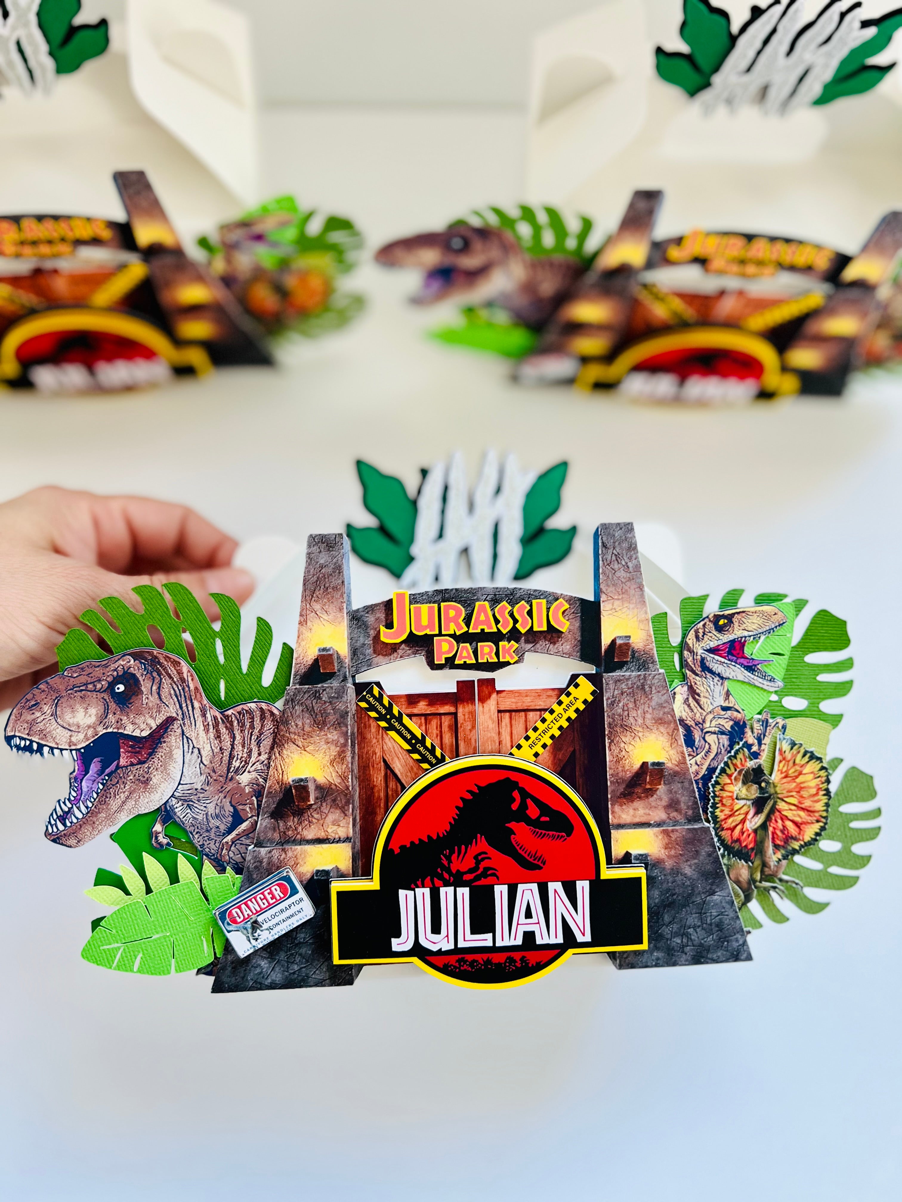 Dinosaurs Favor boxes
