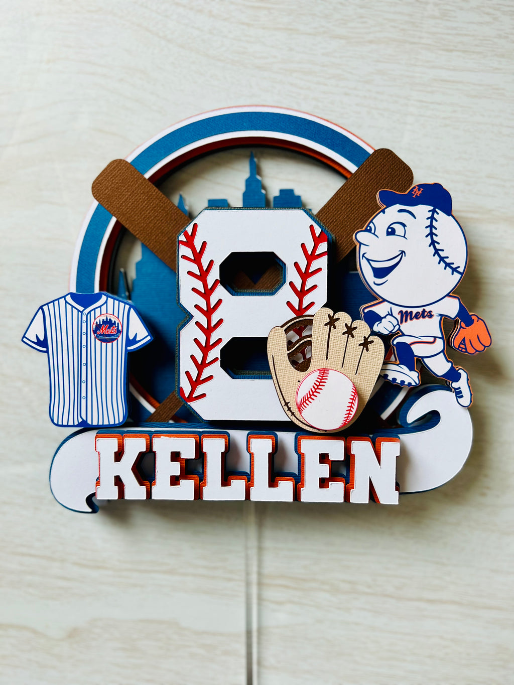 Baseball Cake Topper