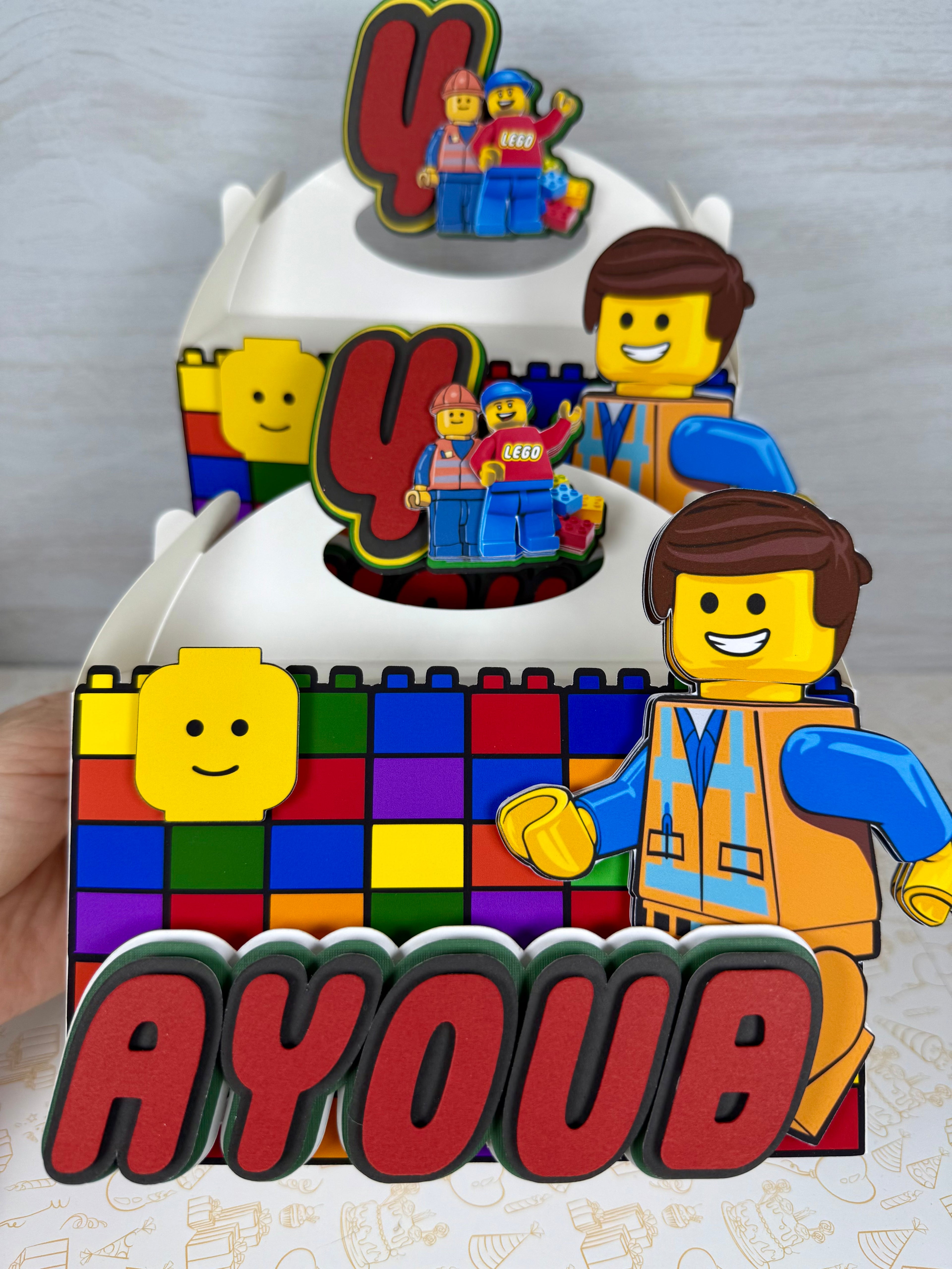 Lego favor boxes